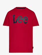Wobbly Graphic T-Shirt - TANGO RED
