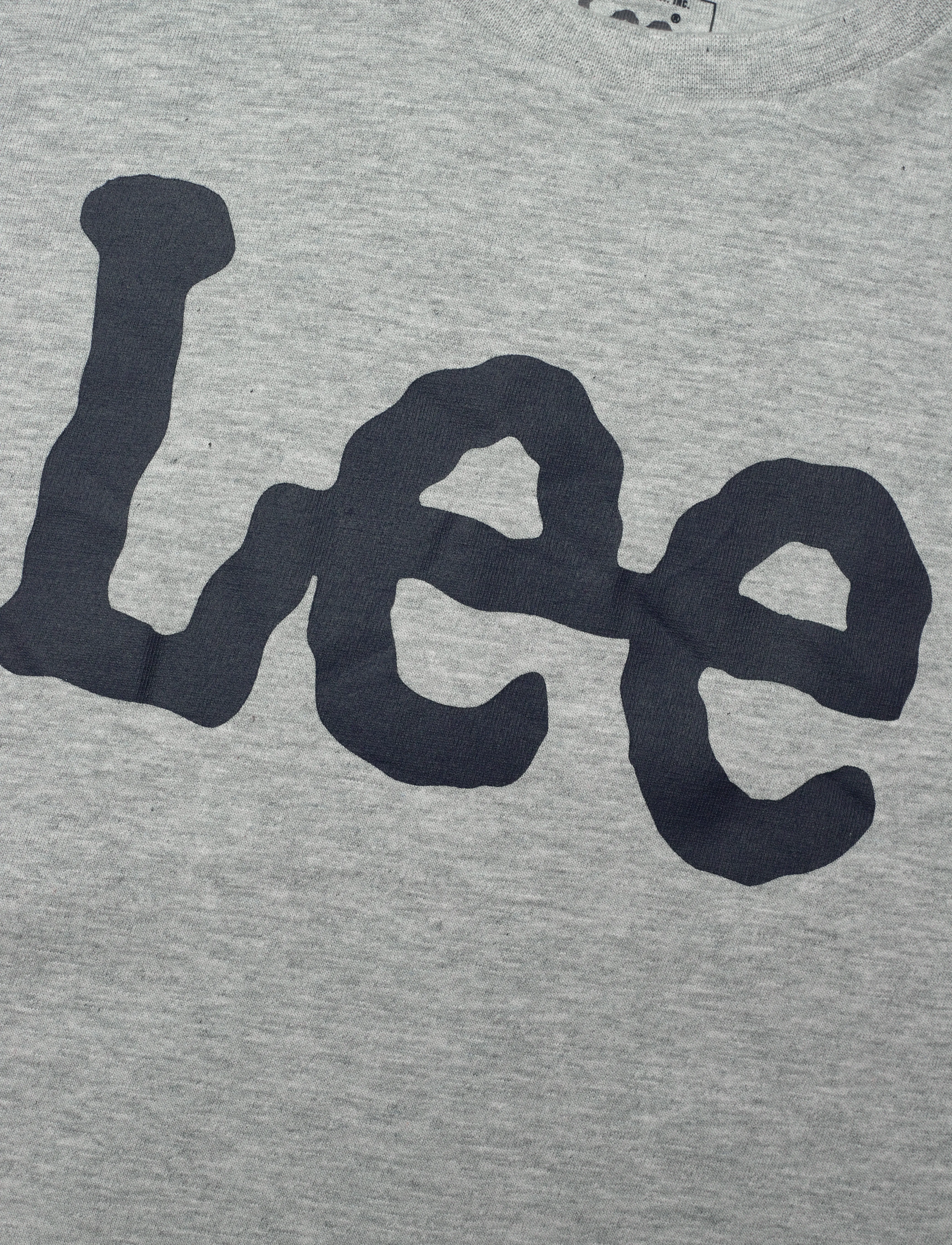 Lee Jeans - Wobbly Graphic T-Shirt - kortermede t-skjorter - vintage grey heather - 2