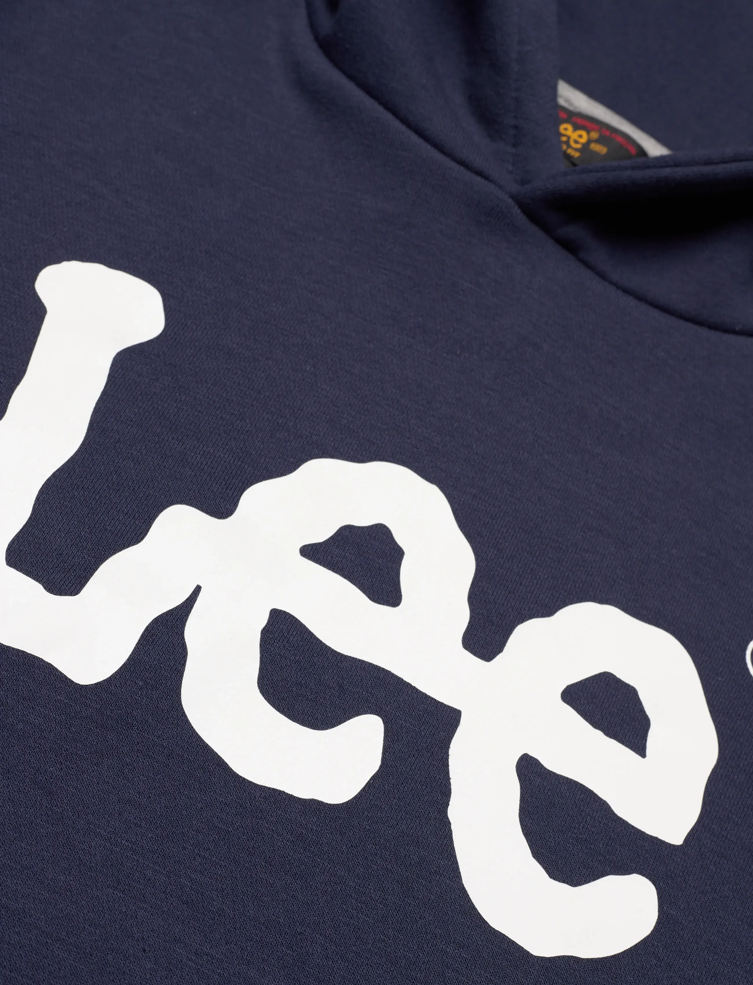 Lee Jeans - Wobbly Graphic BB OTH Hoodie - hættetrøjer - navy blazer - 2