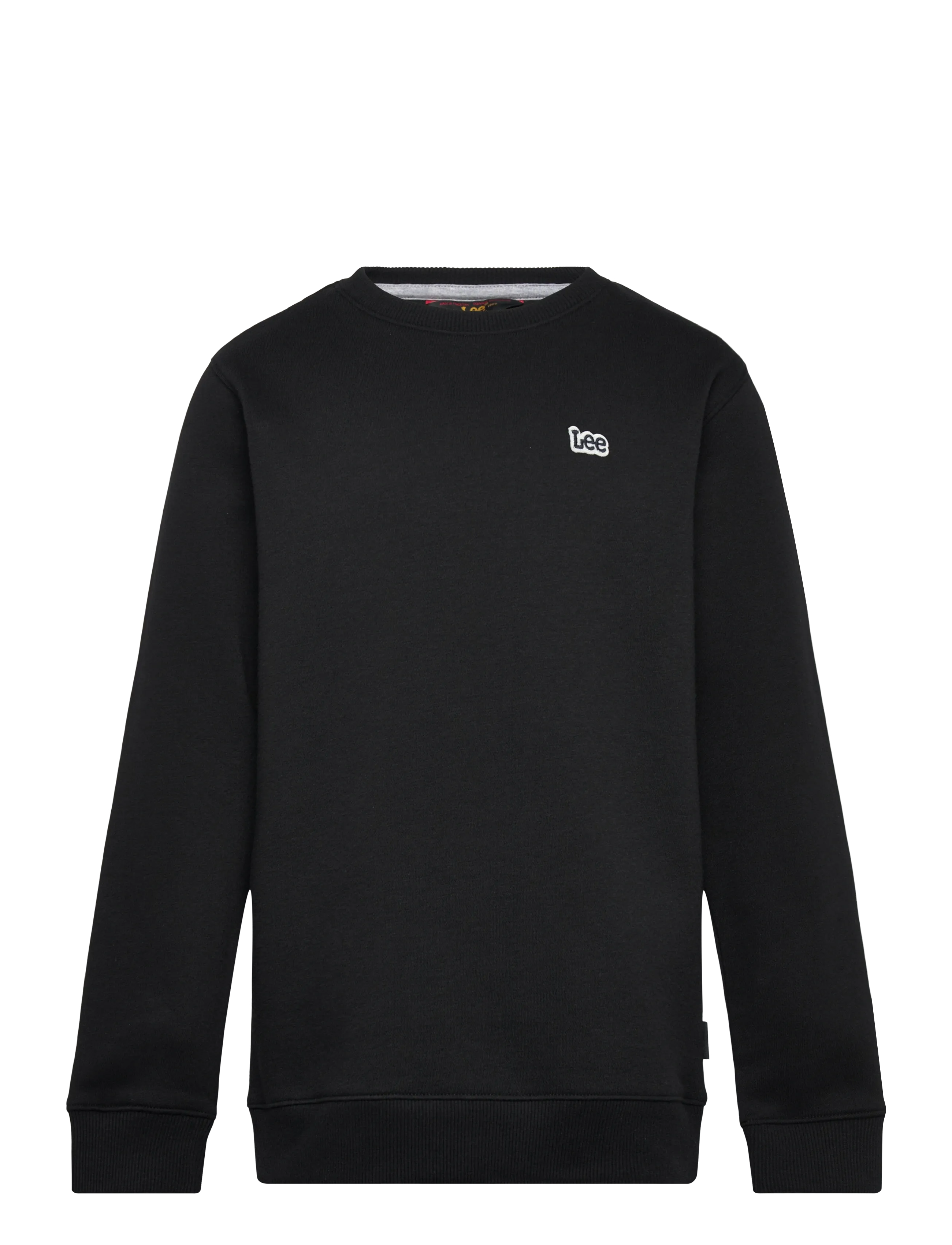 Lee Jeans Lee Badge Bb Crew, Børn, Rundhalset Sweatshirt, Sort, Str: 128