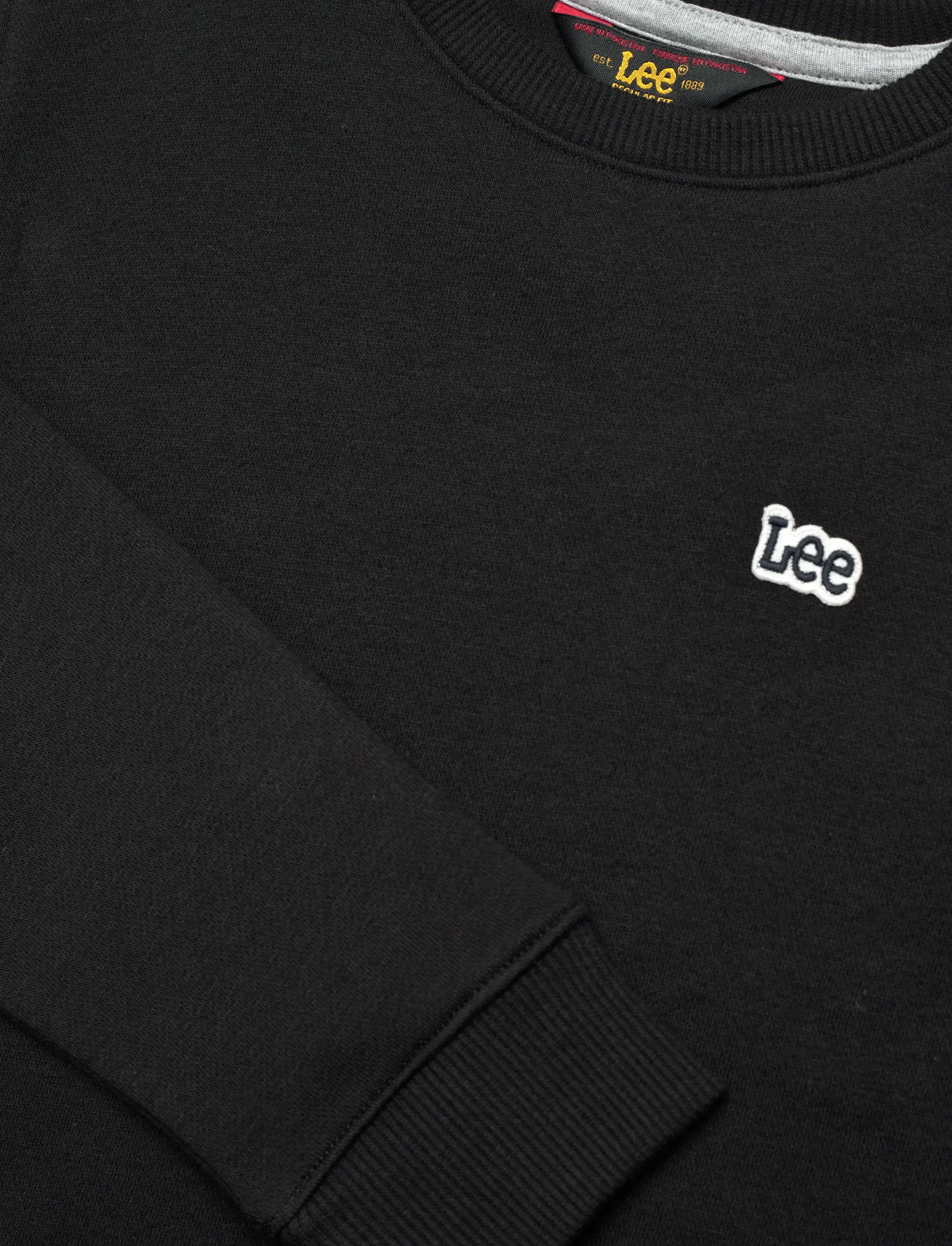 Lee Jeans - Lee Badge BB Crew - sweatshirts - black - 2