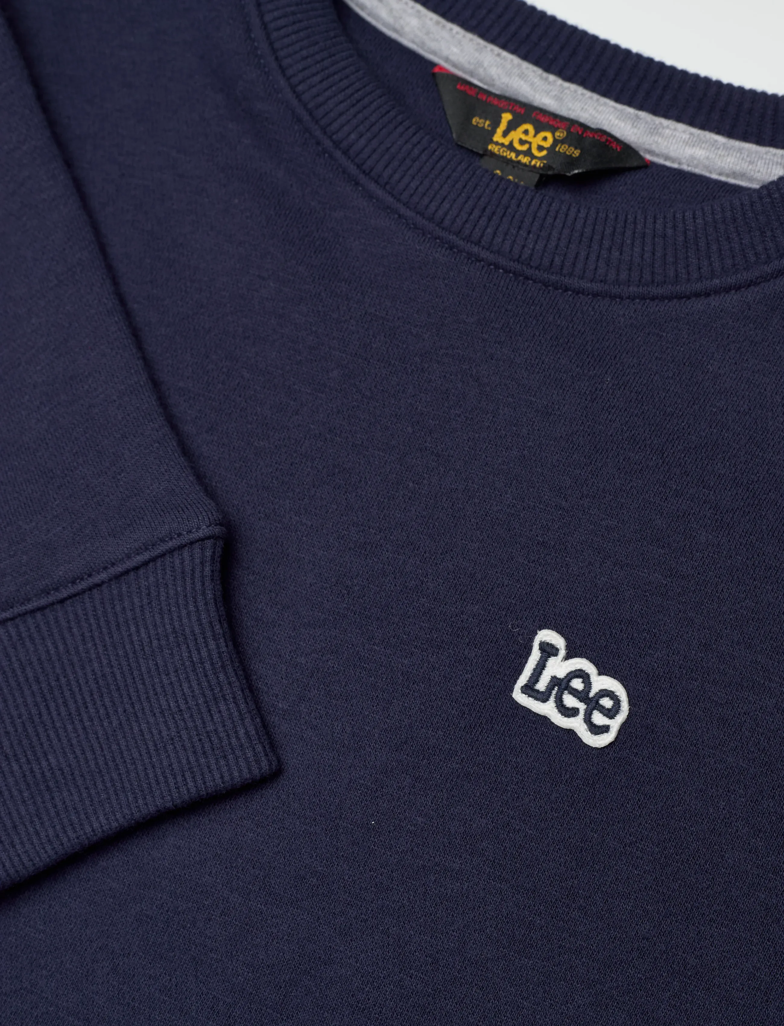 Lee Jeans - Lee Badge BB Crew - sweatshirts - navy blazer - 2