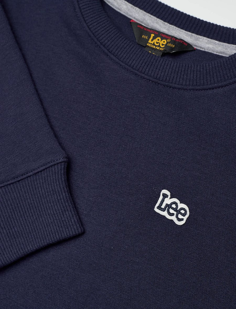 Lee Jeans - Lee Badge BB Crew - sweatshirts - navy blazer - 2