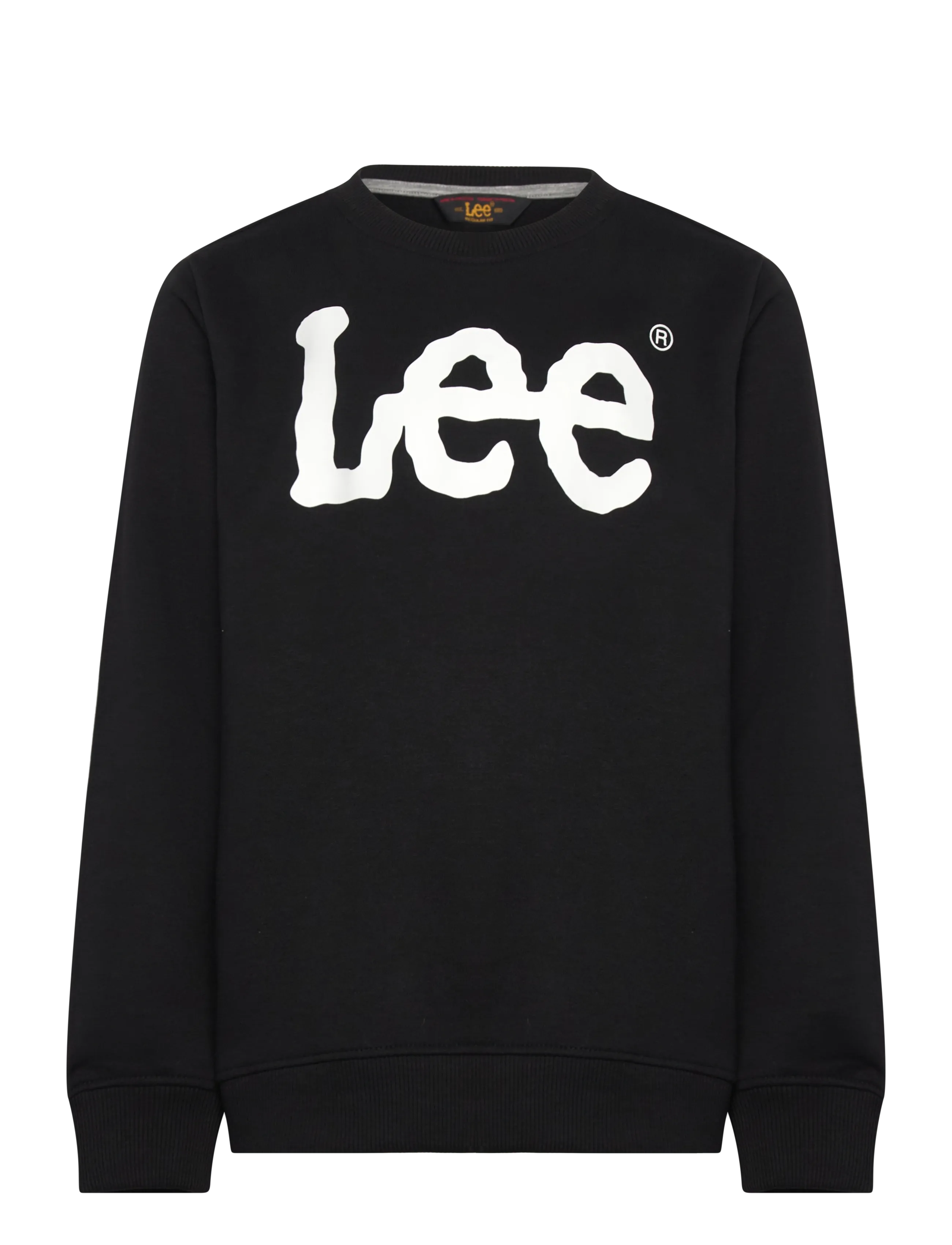 Lee Jeans Wobbly Lee Graphic Lb Crew, 164, Black, Sweatshirts & Hættetrøjer > Sweatshirts, Børn