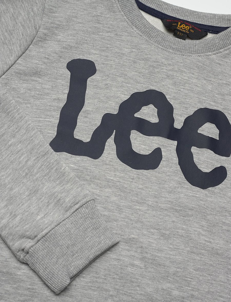 Lee Jeans - Wobbly Lee Graphic LB Crew - dressipluusid - vintage grey heather - 2