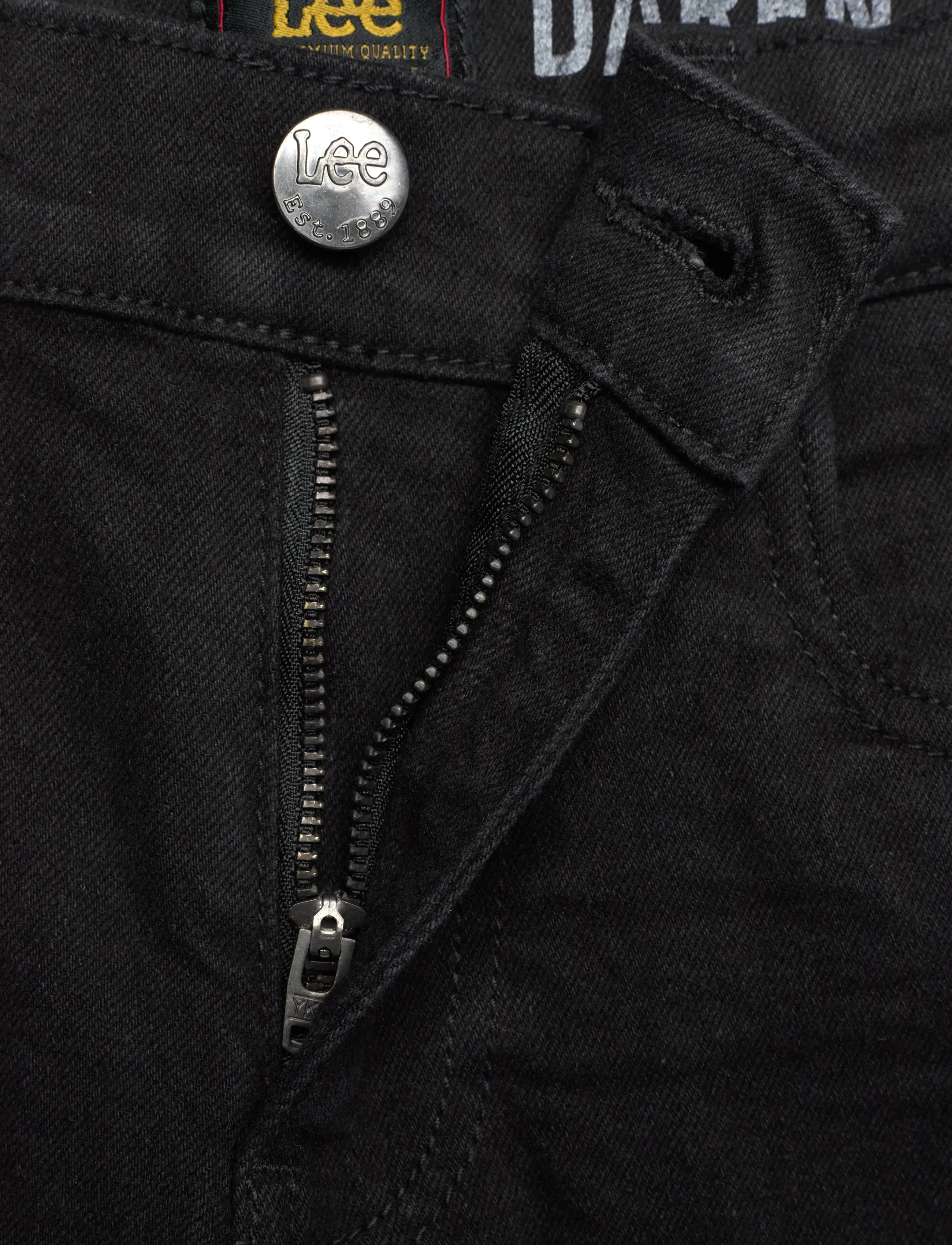 Lee Jeans - Straight Stretch Fit Jean (Darren) - regular jeans - black wash - 3
