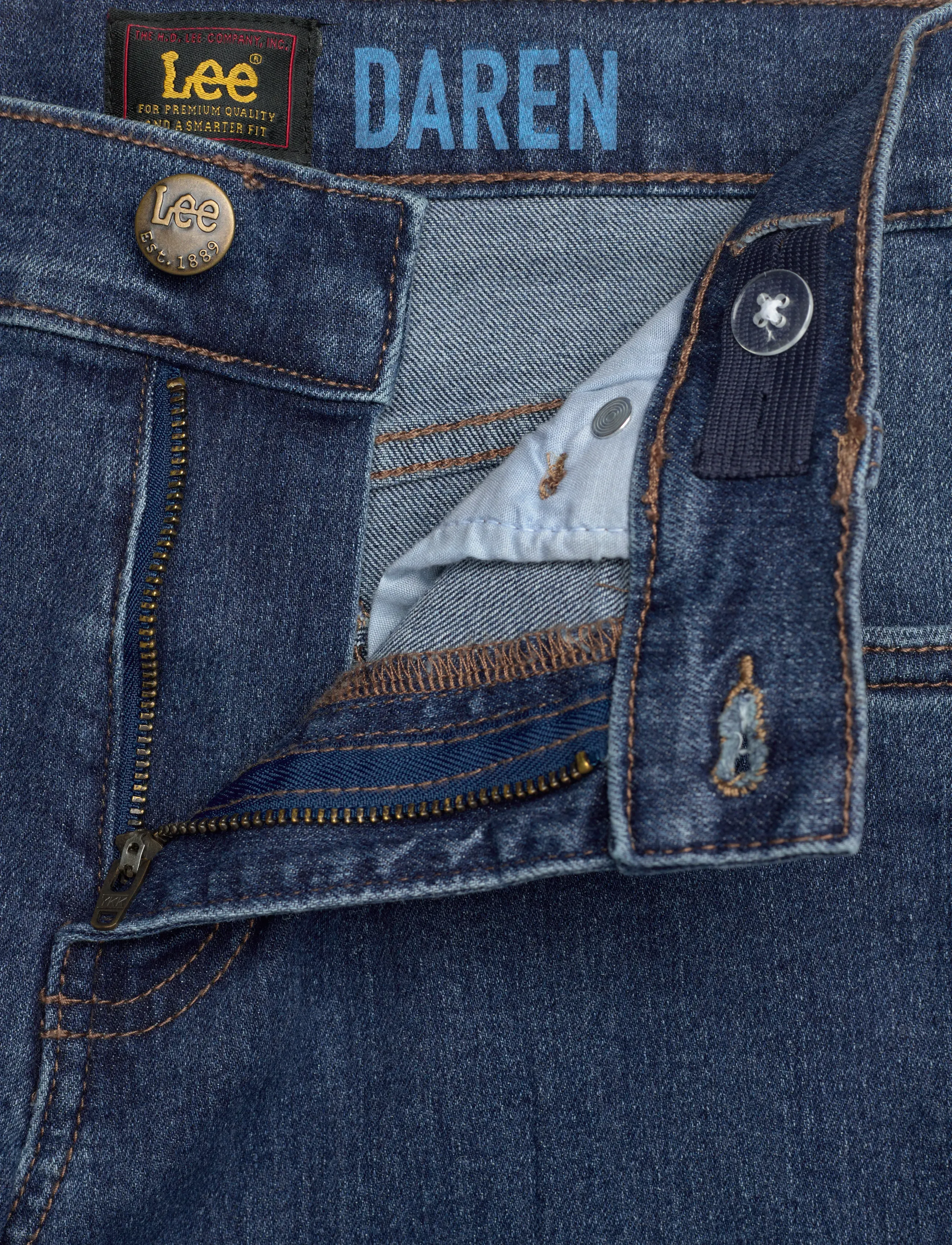 Lee Jeans - Straight Stretch Fit Jean (Darren) - regular jeans - mid wash - 3