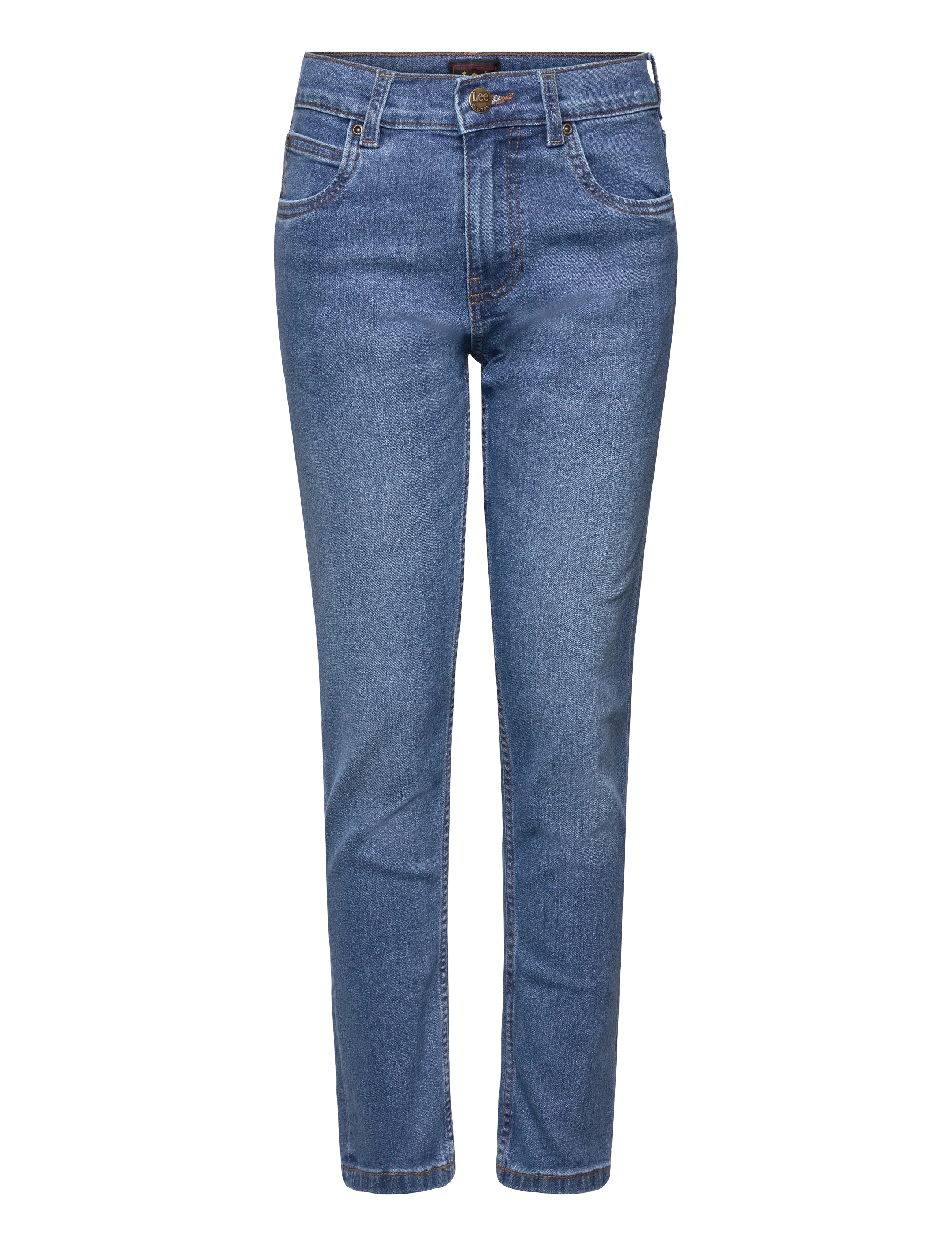 Lee Jeans Slim Stretch Fit Jean (Luke), Børn, Slim Fit Stretch Jeans, Blå, Str: 164