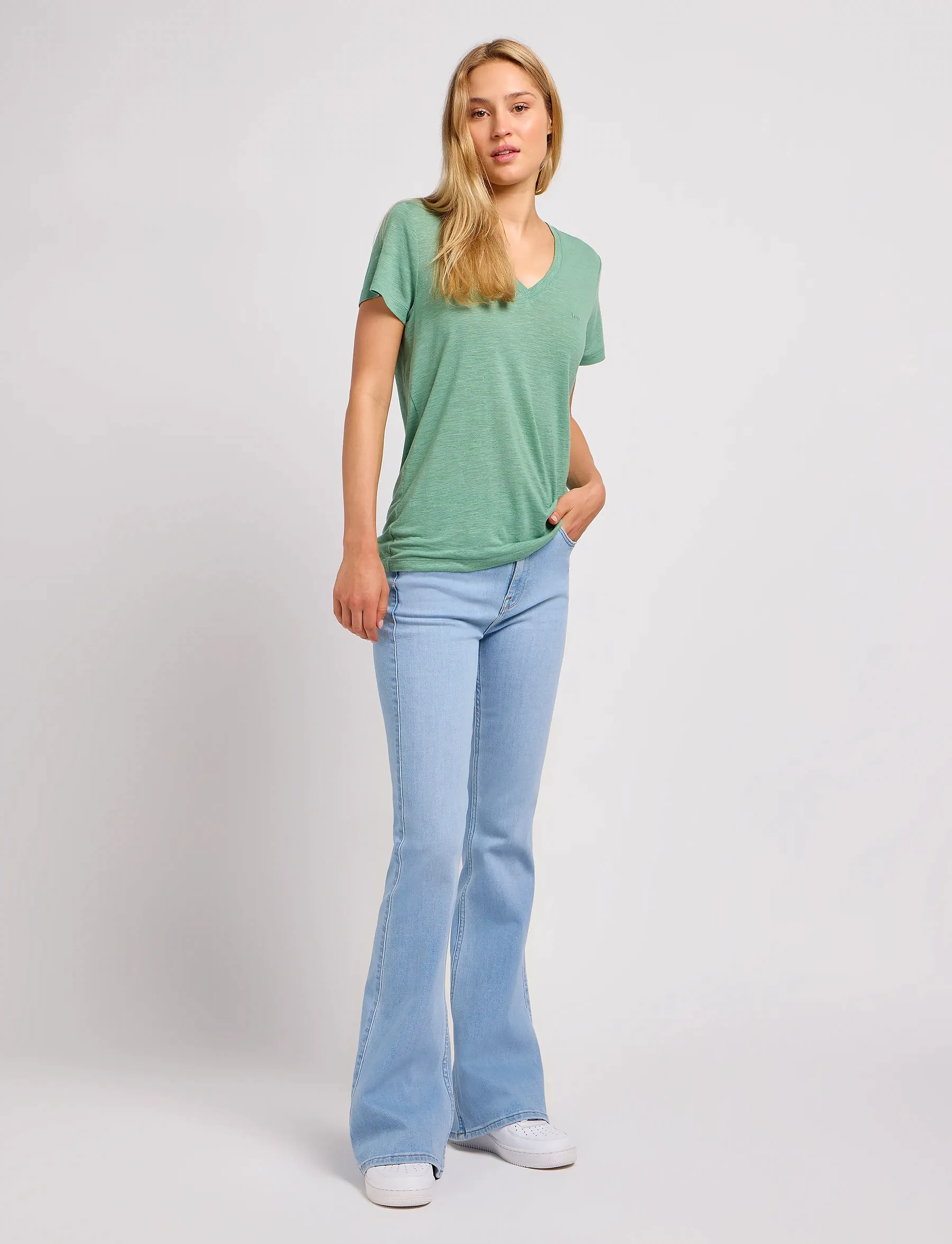 Lee Jeans - BREESE - schlaghosen - stark bleach - 4
