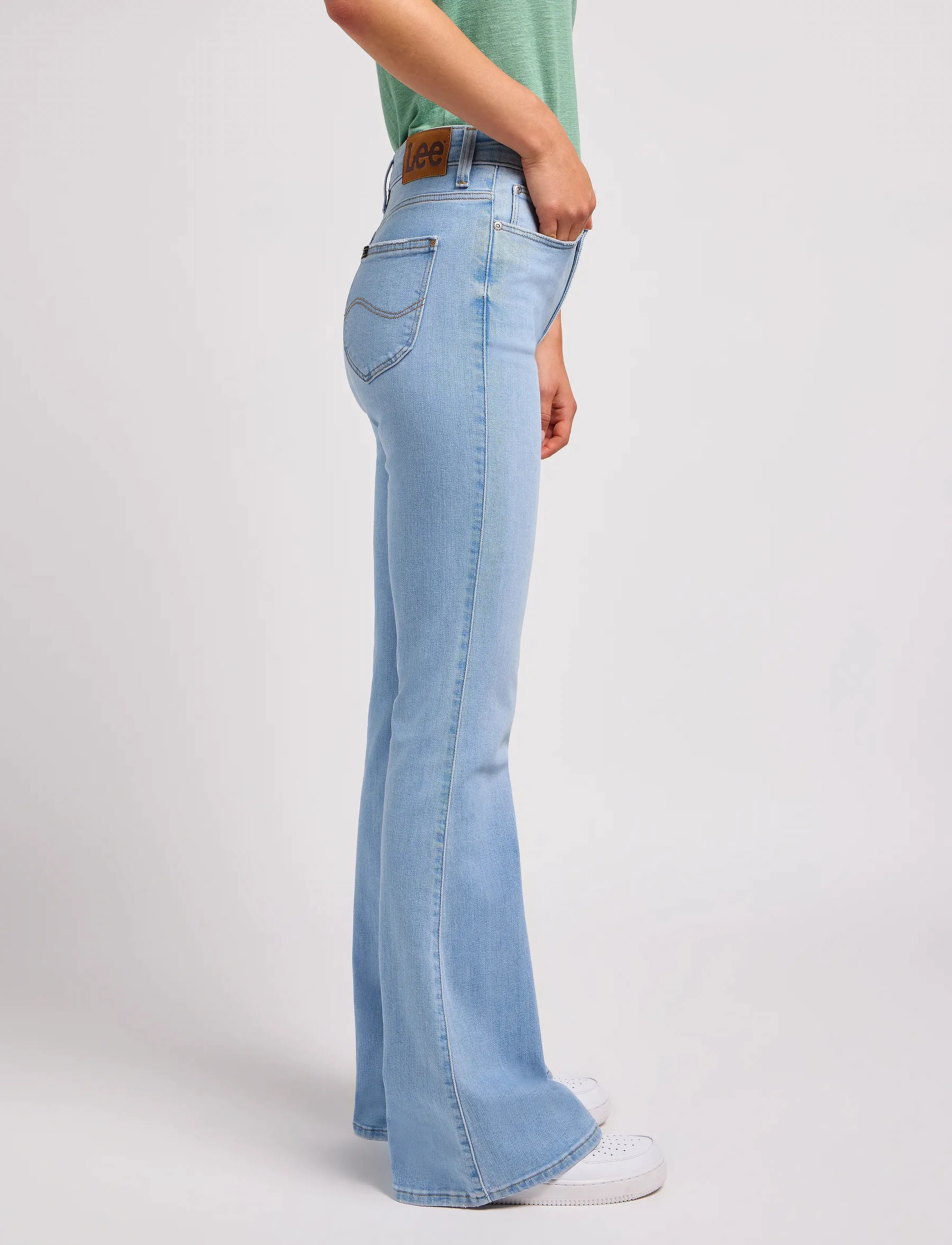 Lee Jeans - BREESE - schlaghosen - stark bleach - 5