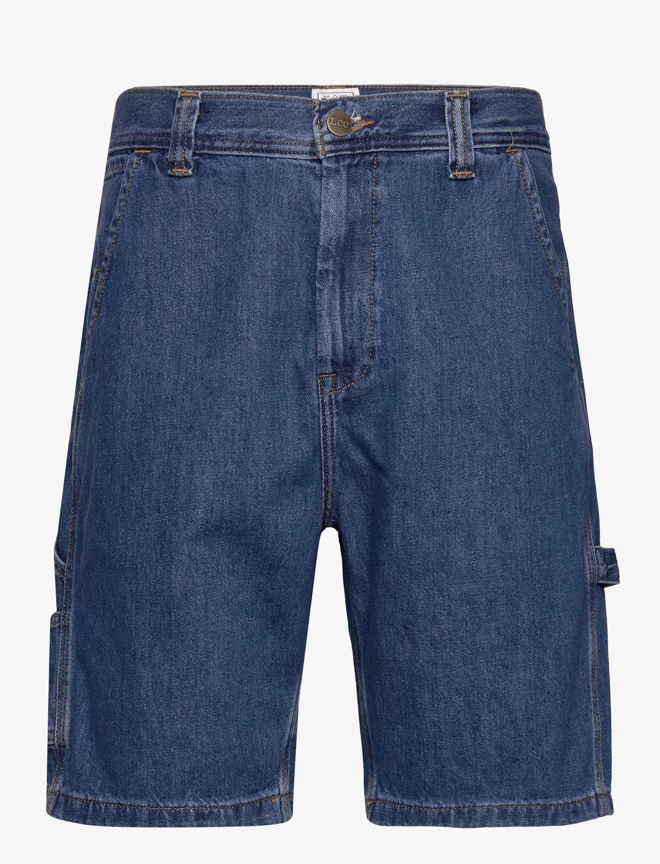 Lee Jeans - CARPENTER SHORT - lühikesed teksapüksid - mid shade - 0