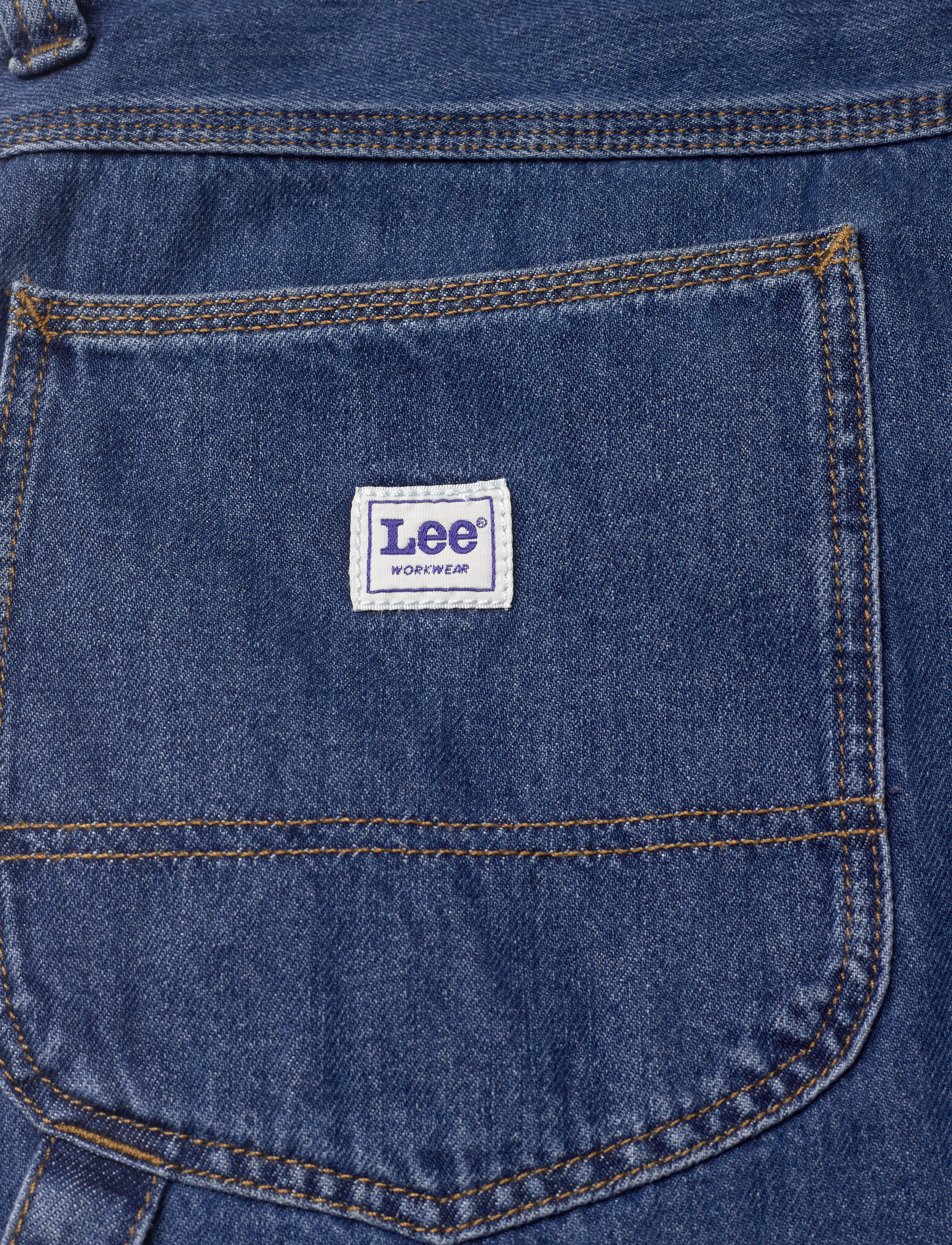 Lee Jeans - CARPENTER SHORT - mid shade - 4