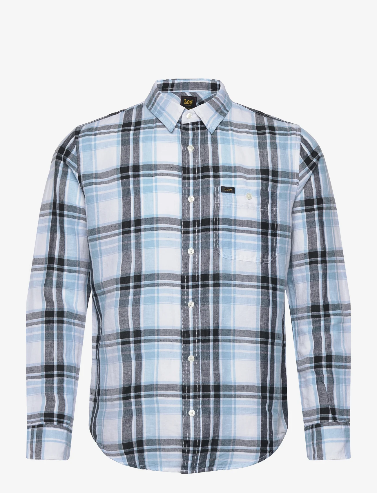 Lee Jeans - LEESURE SHIRT - ternede skjorter - preppy blue - 0