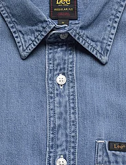 Lee Jeans - LEESURE SHIRT - karierte hemden - shasta blue - 2