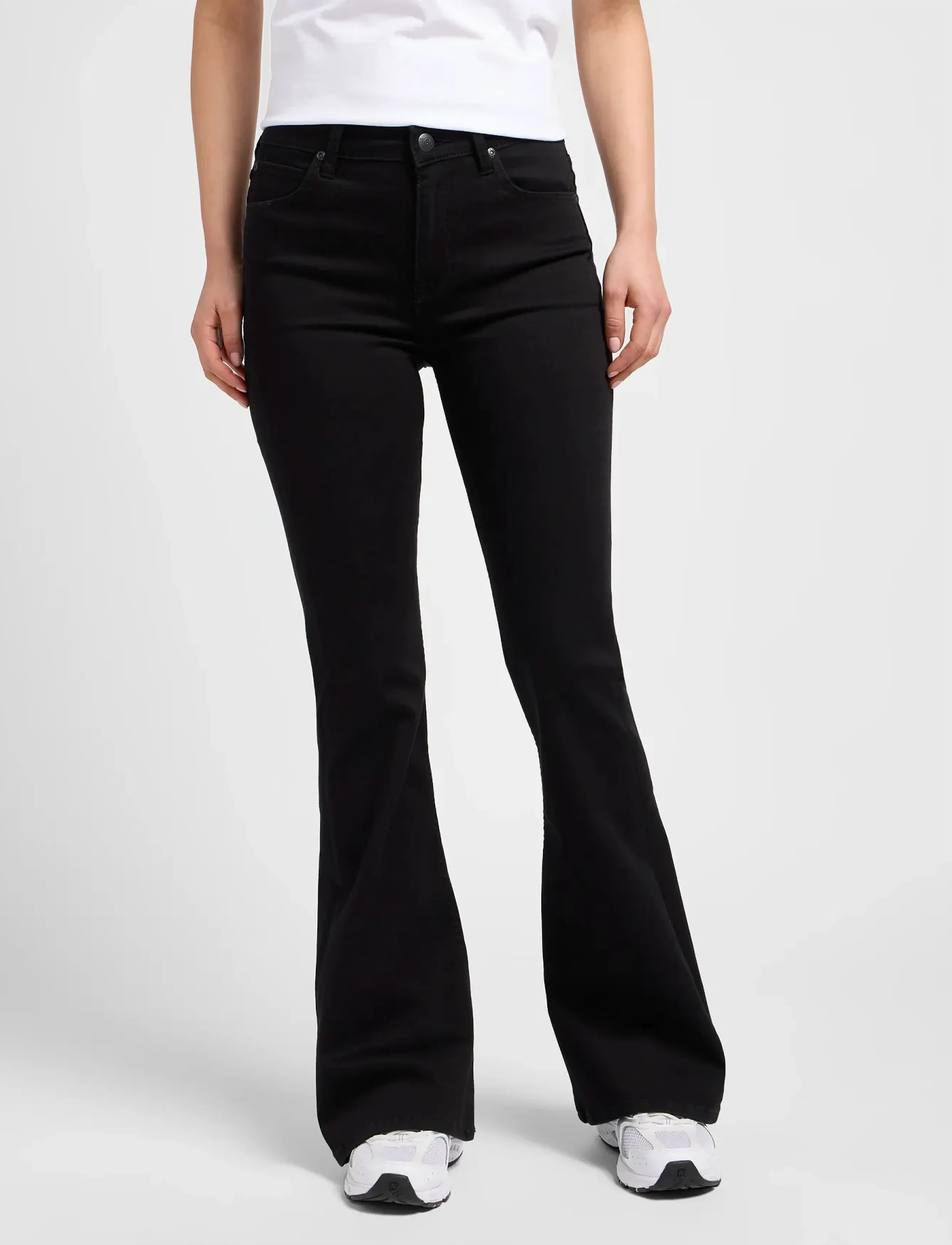 Lee Jeans BREESE - Riided - BLACK RINSE / black