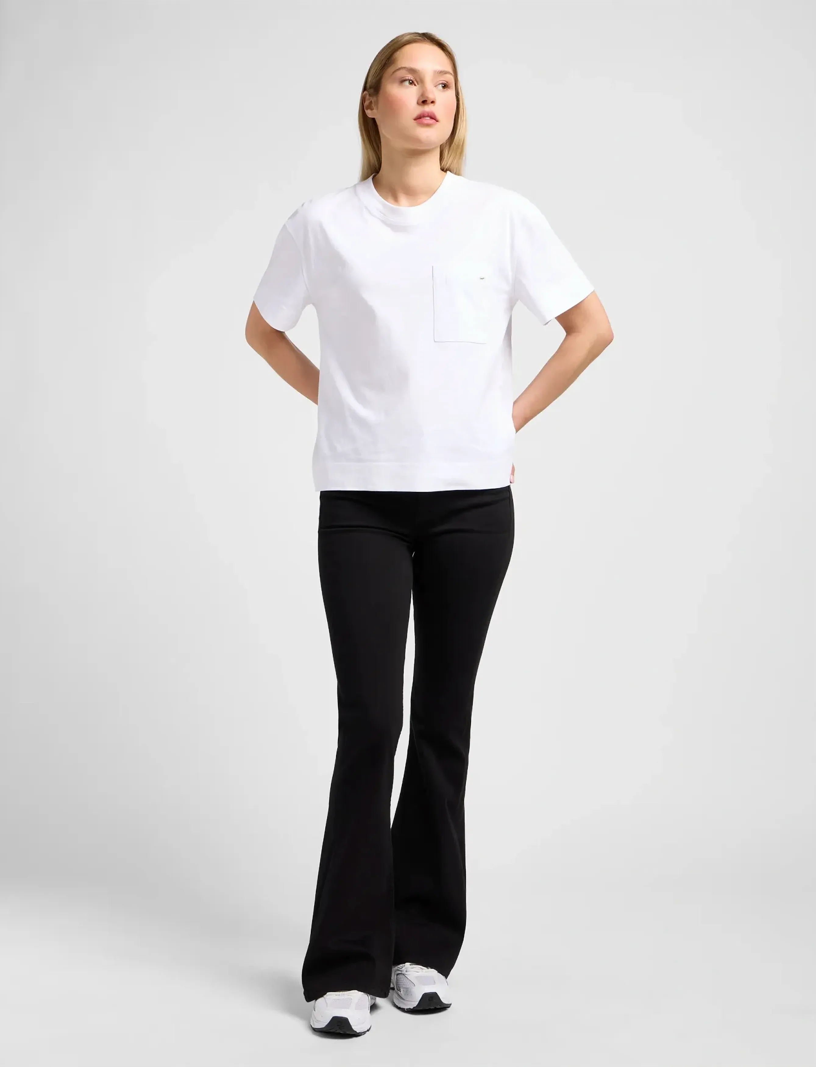 Lee Jeans - BREESE - flared jeans - black rinse - 4