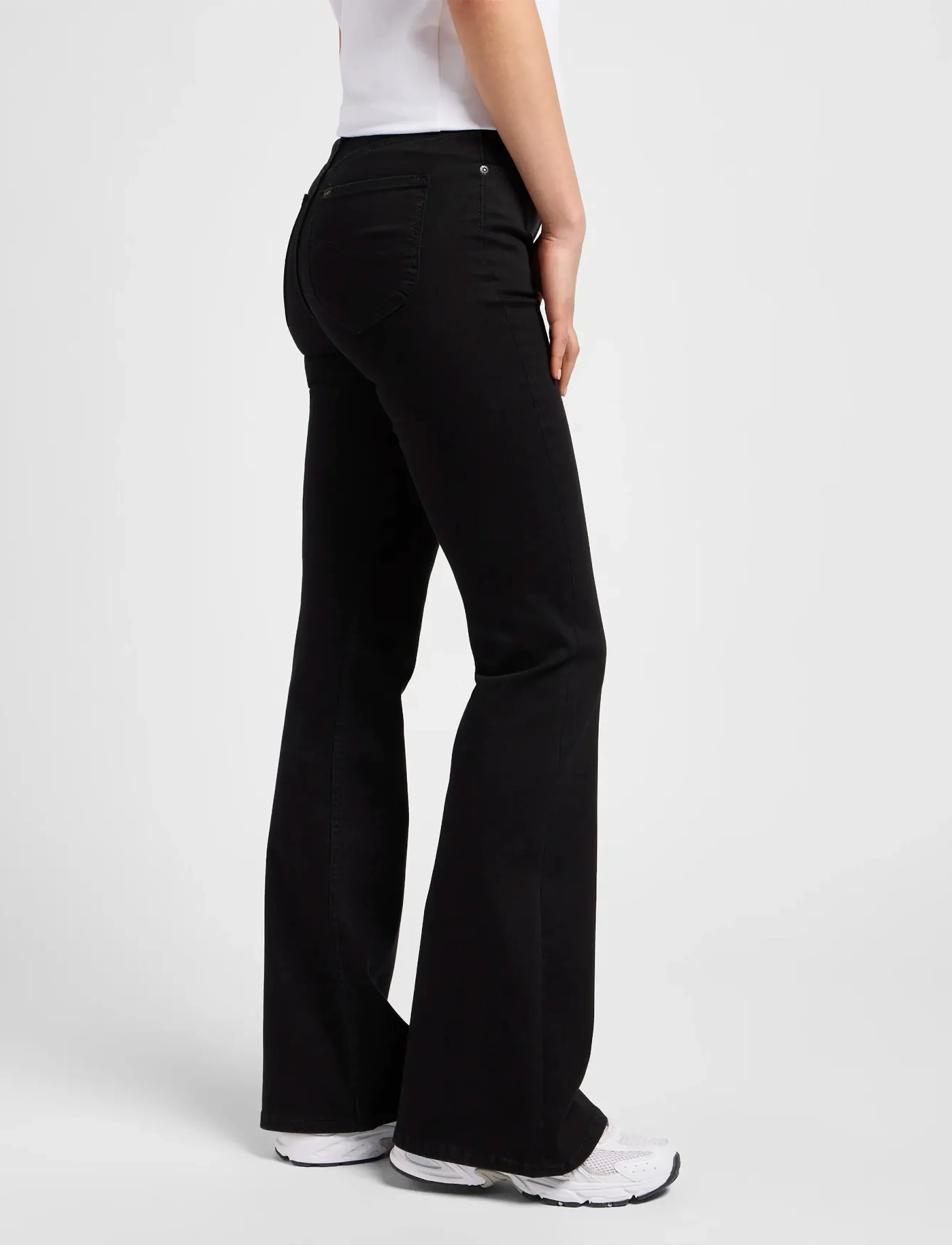 Lee Jeans - BREESE - flared jeans - black rinse - 5