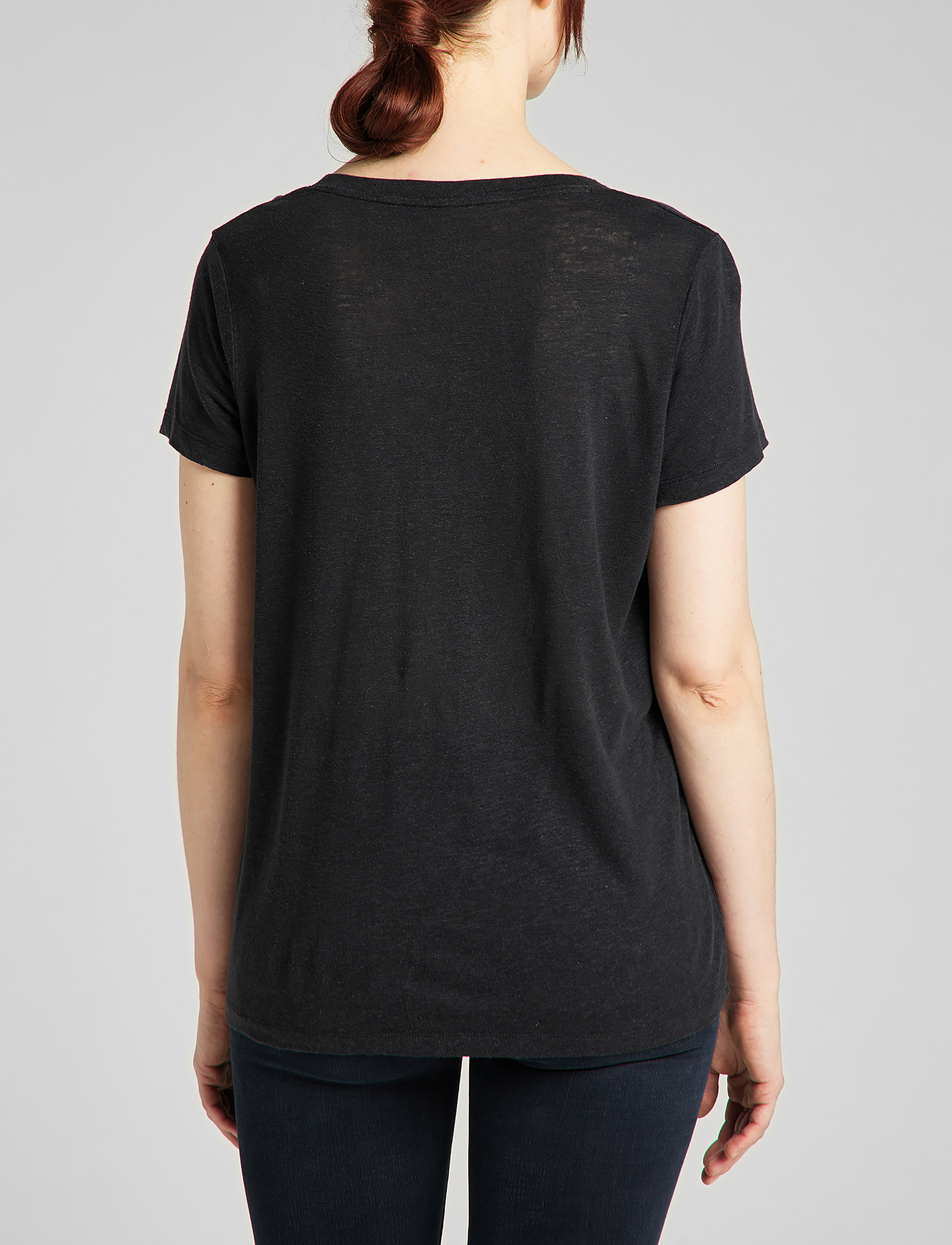 Lee Jeans - V NECK TEE - black - 3