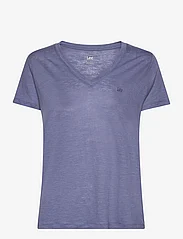 Lee Jeans - V NECK TEE - t-shirt & tops - surf blue - 0