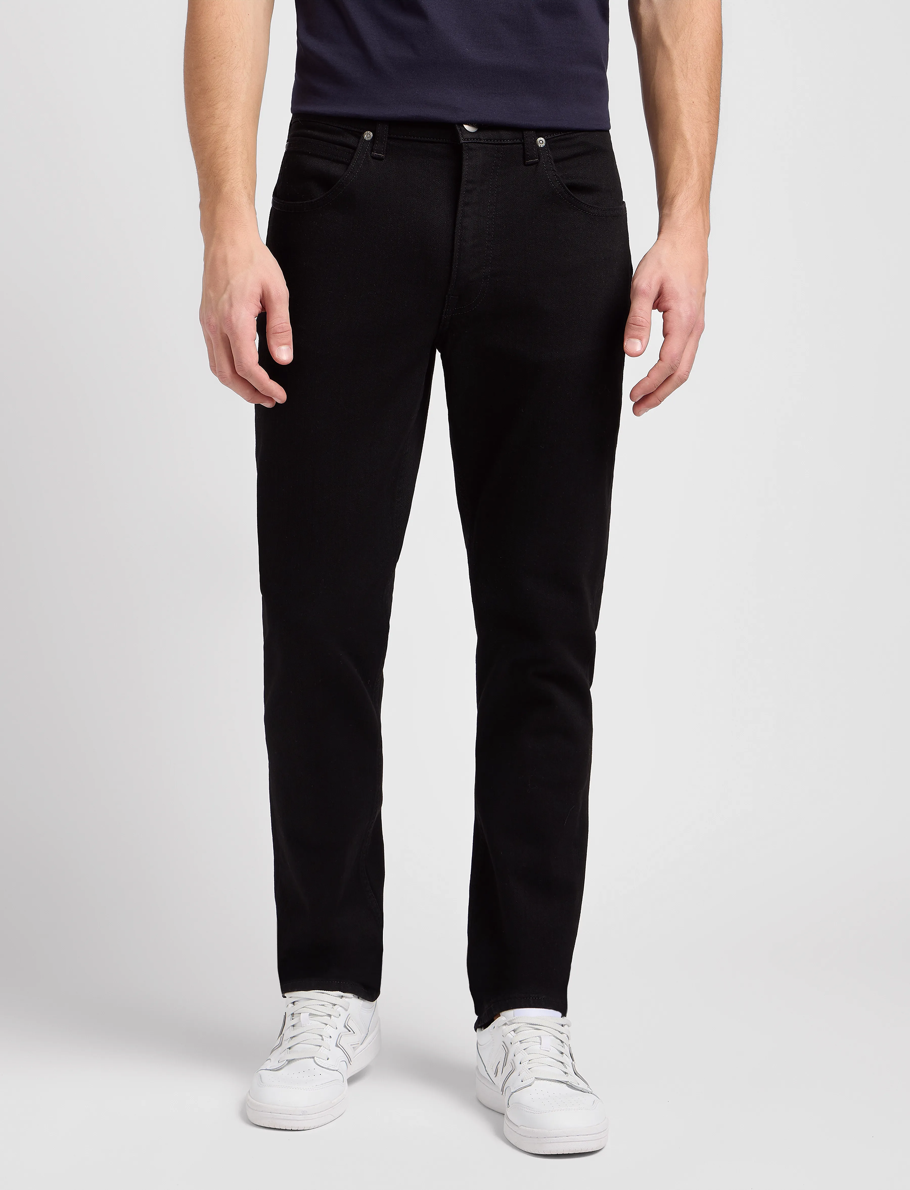 Lee Jeans Brooklyn Straight, 33 x 34, Black, Jeans > Almindelige, Herre