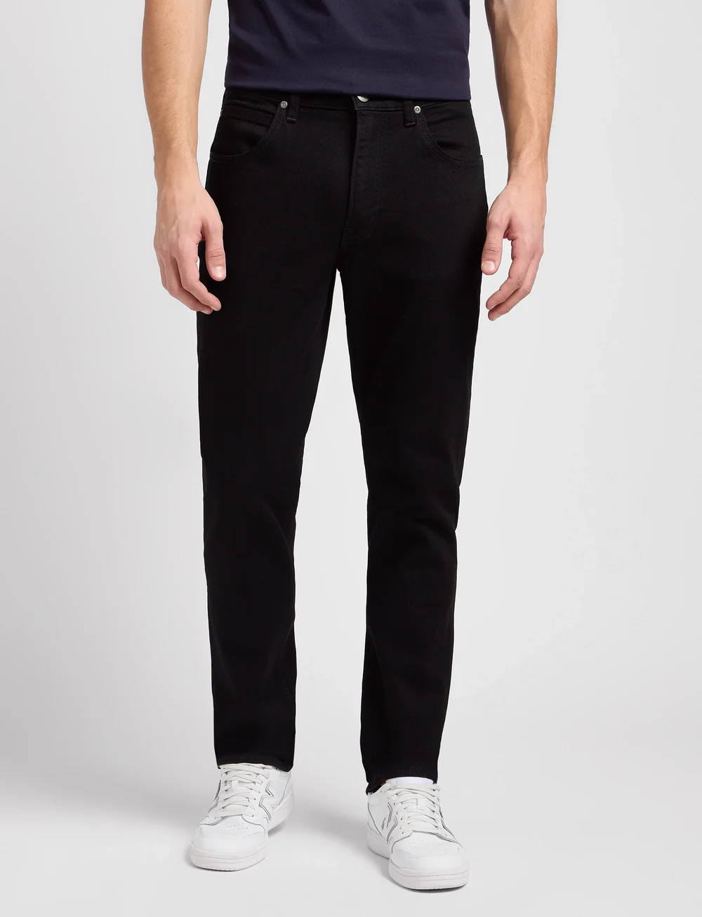 Lee Jeans - BROOKLYN STRAIGHT - regular jeans - clean black - 0