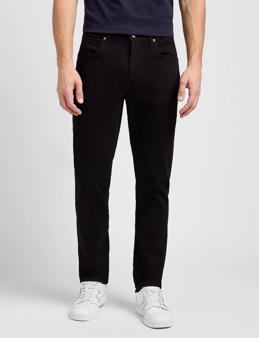 Lee Jeans - BROOKLYN STRAIGHT - regular jeans - clean black - 0