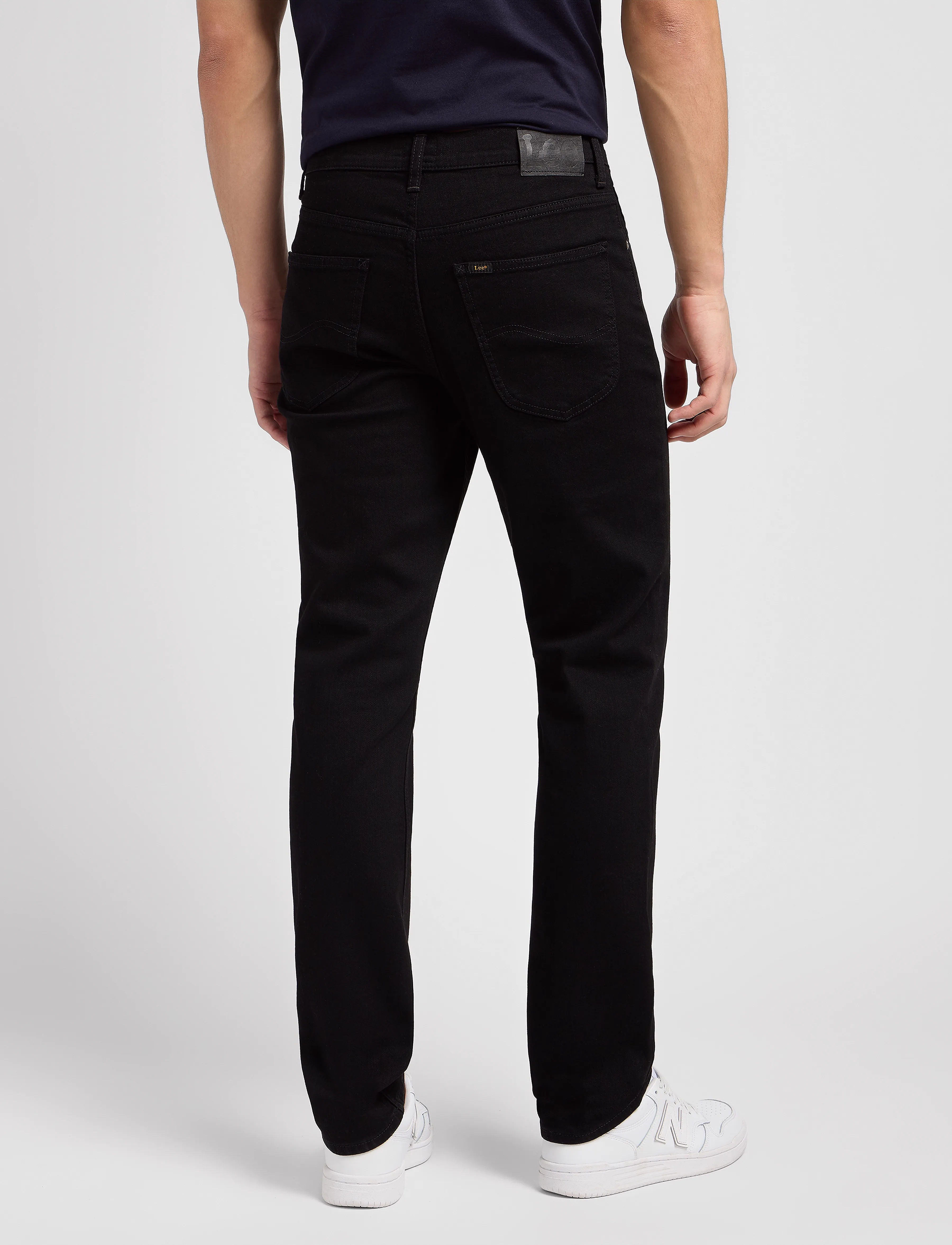 Lee Jeans - BROOKLYN STRAIGHT - broeken & jeans - clean black - 3