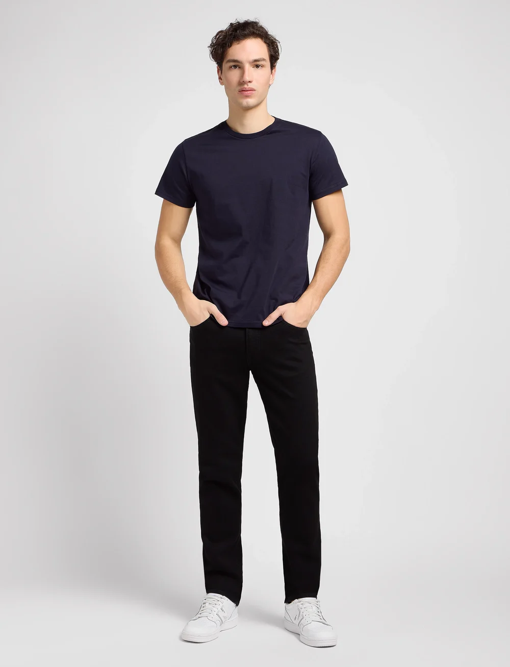 Lee Jeans - BROOKLYN STRAIGHT - regular jeans - clean black - 4