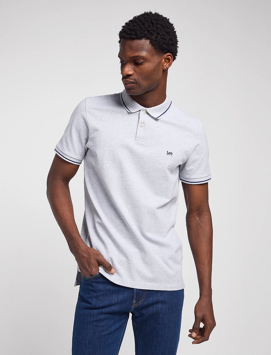 Lee Jeans - Pique Polo - sharp grey mele - 0