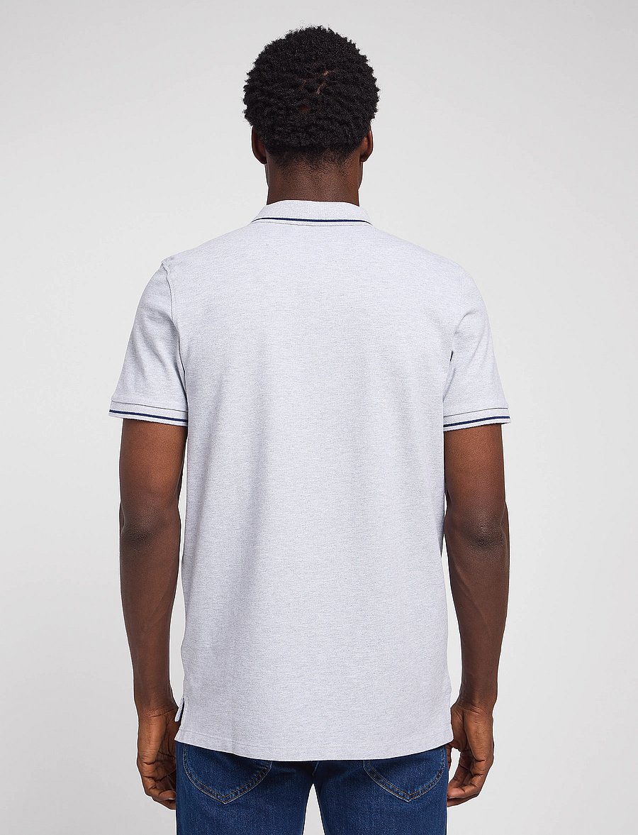 Lee Jeans - Pique Polo - sharp grey mele - 4