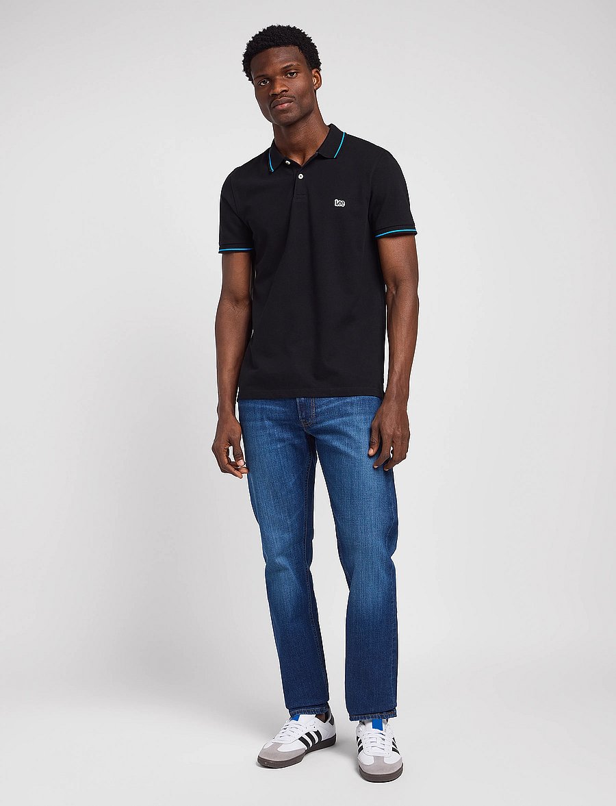 Lee Jeans - PIQUE POLO - kurzärmelig - black - 4