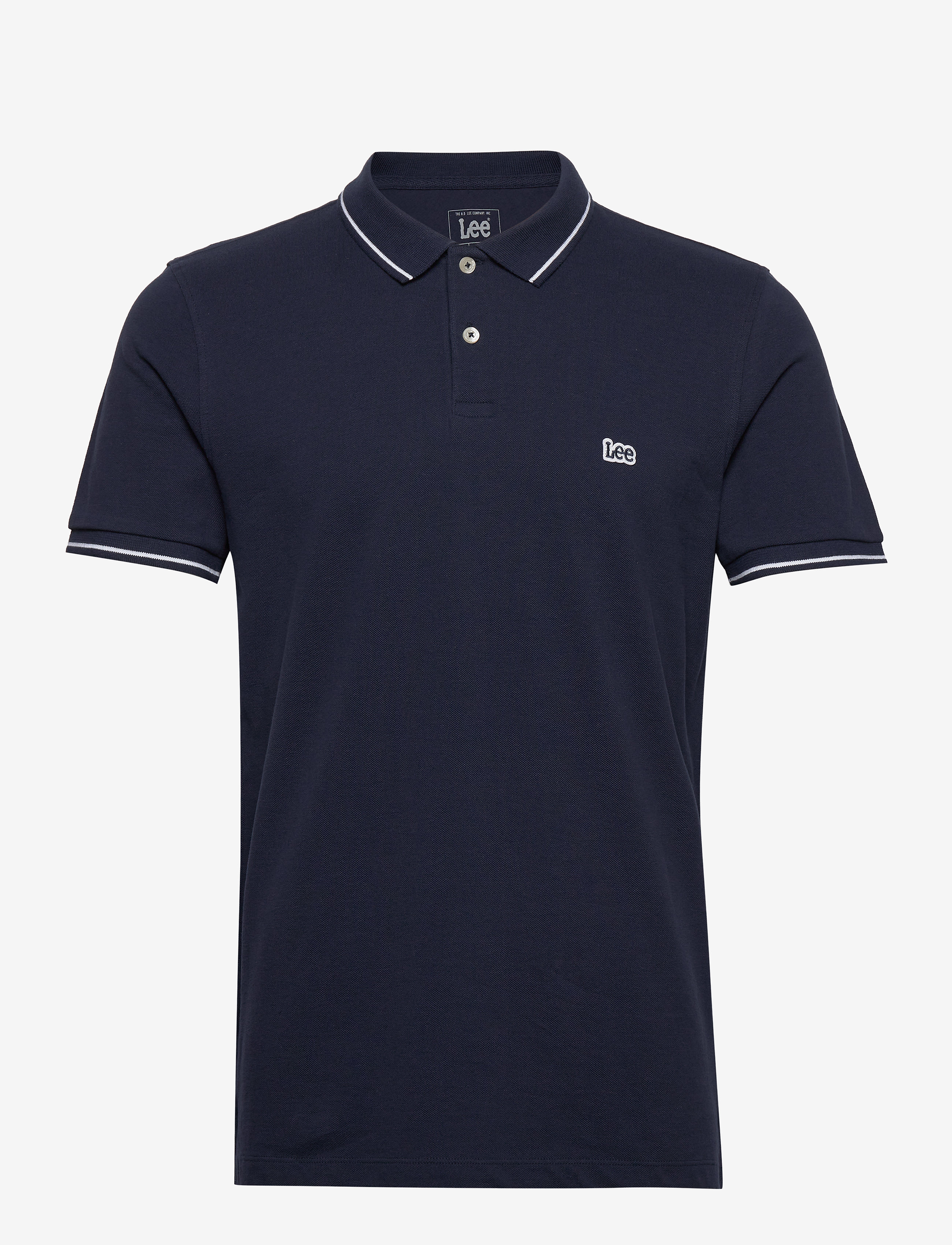 Lee Jeans PIQUE POLO - Kläder - NAVY / blue
