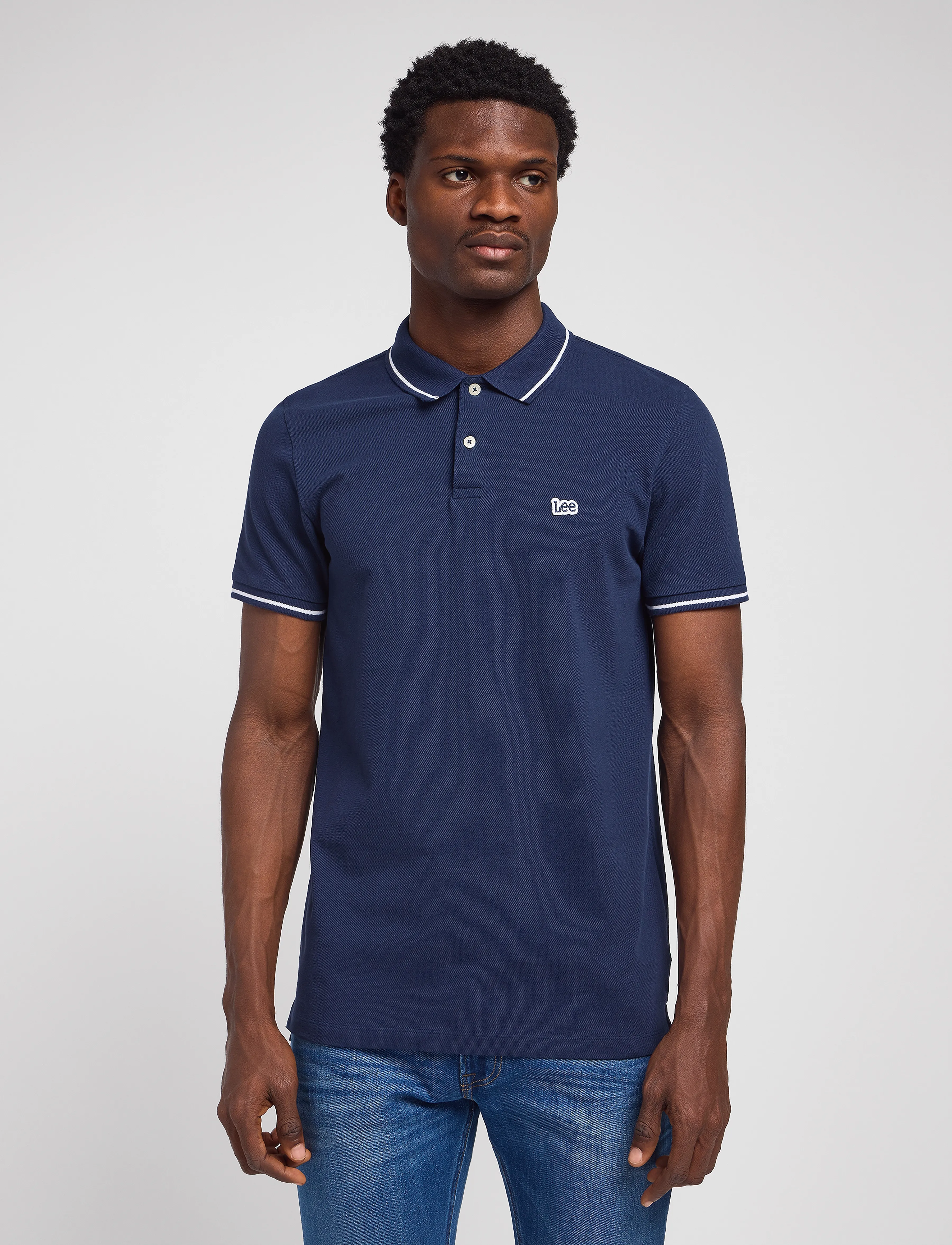 Lee Jeans - PIQUE POLO - short-sleeved polos - navy - 2