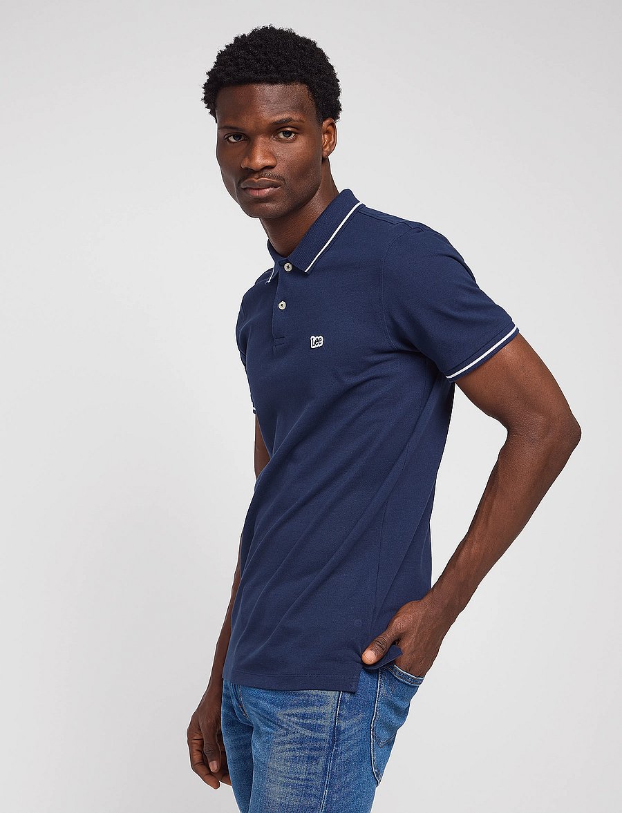 Lee Jeans - PIQUE POLO - kurzärmelig - navy - 5