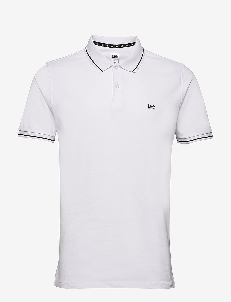 Lee Jeans - PIQUE POLO - stickade pikéer - bright white - 1
