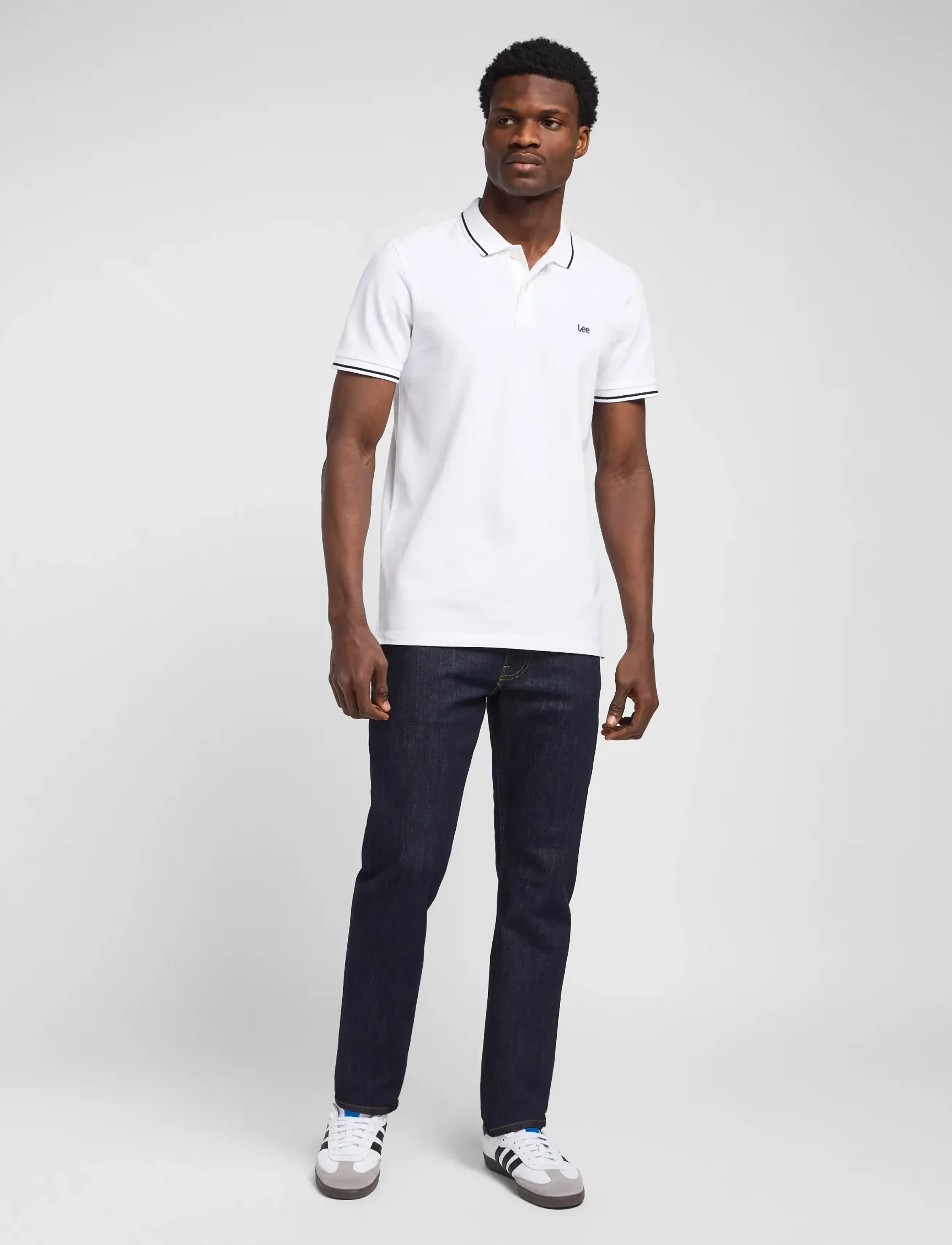 Lee Jeans - PIQUE POLO - alhaisimmat hinnat - bright white - 4