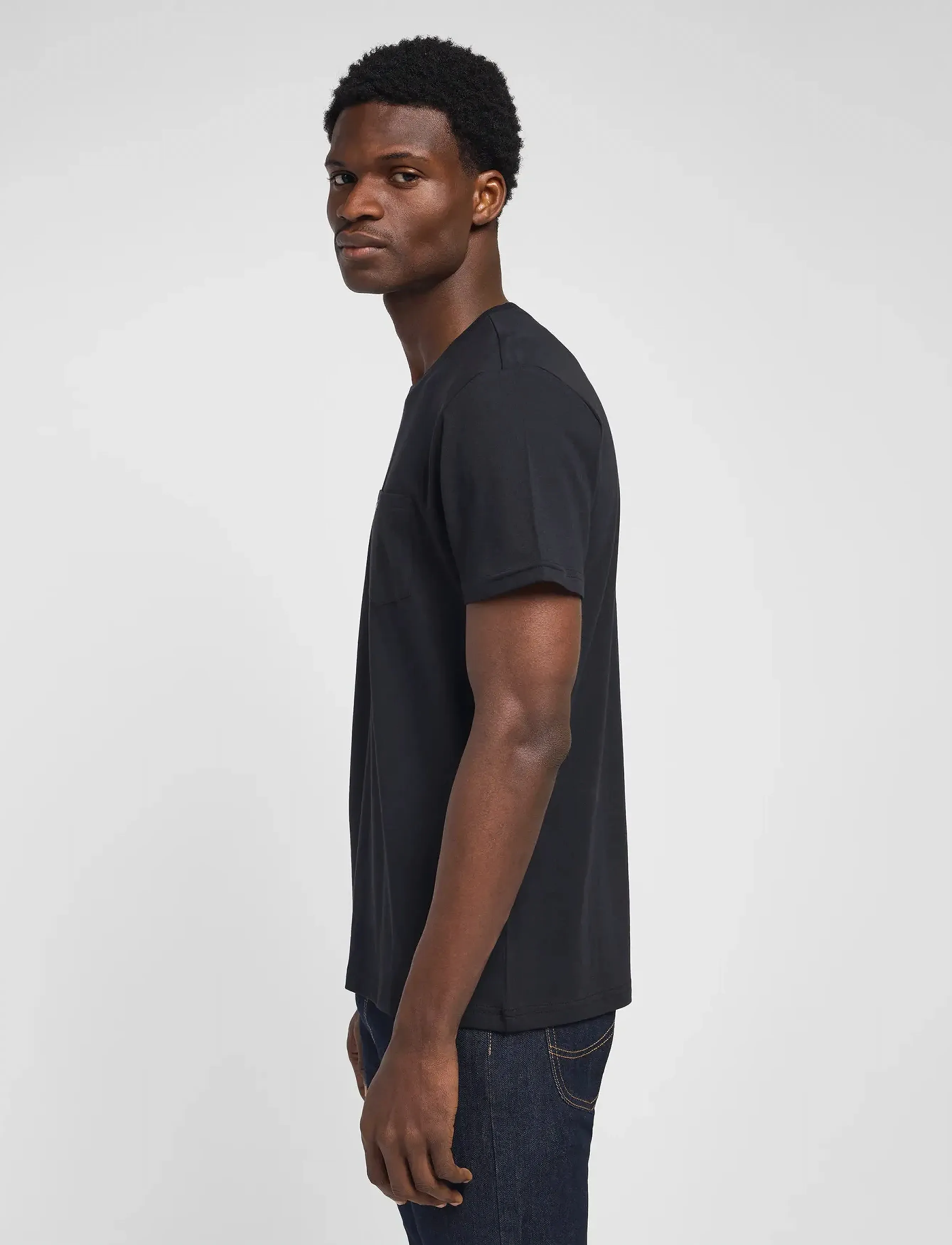 Lee Jeans - Pocket Tee - laveste priser - black - 5