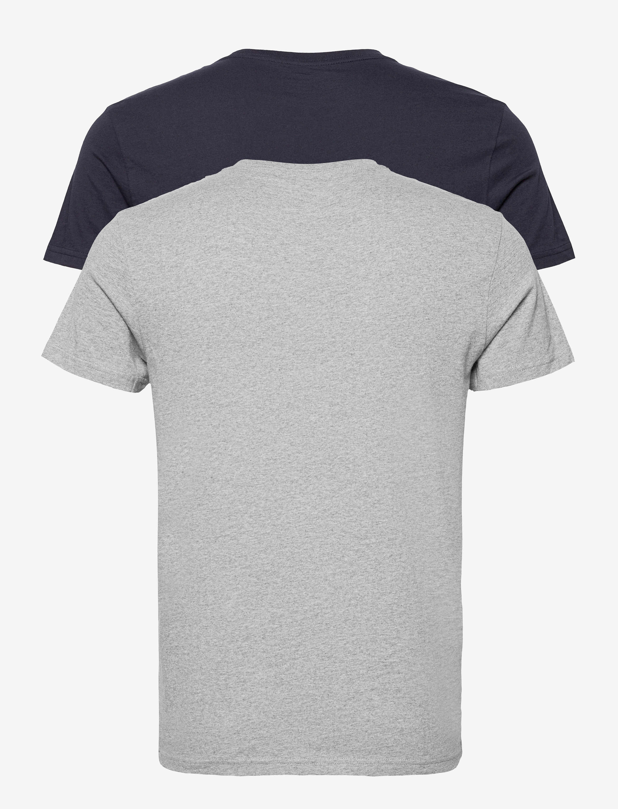 Lee Jeans - TWIN PACK CREW - basic t-shirts - greymele navy - 2