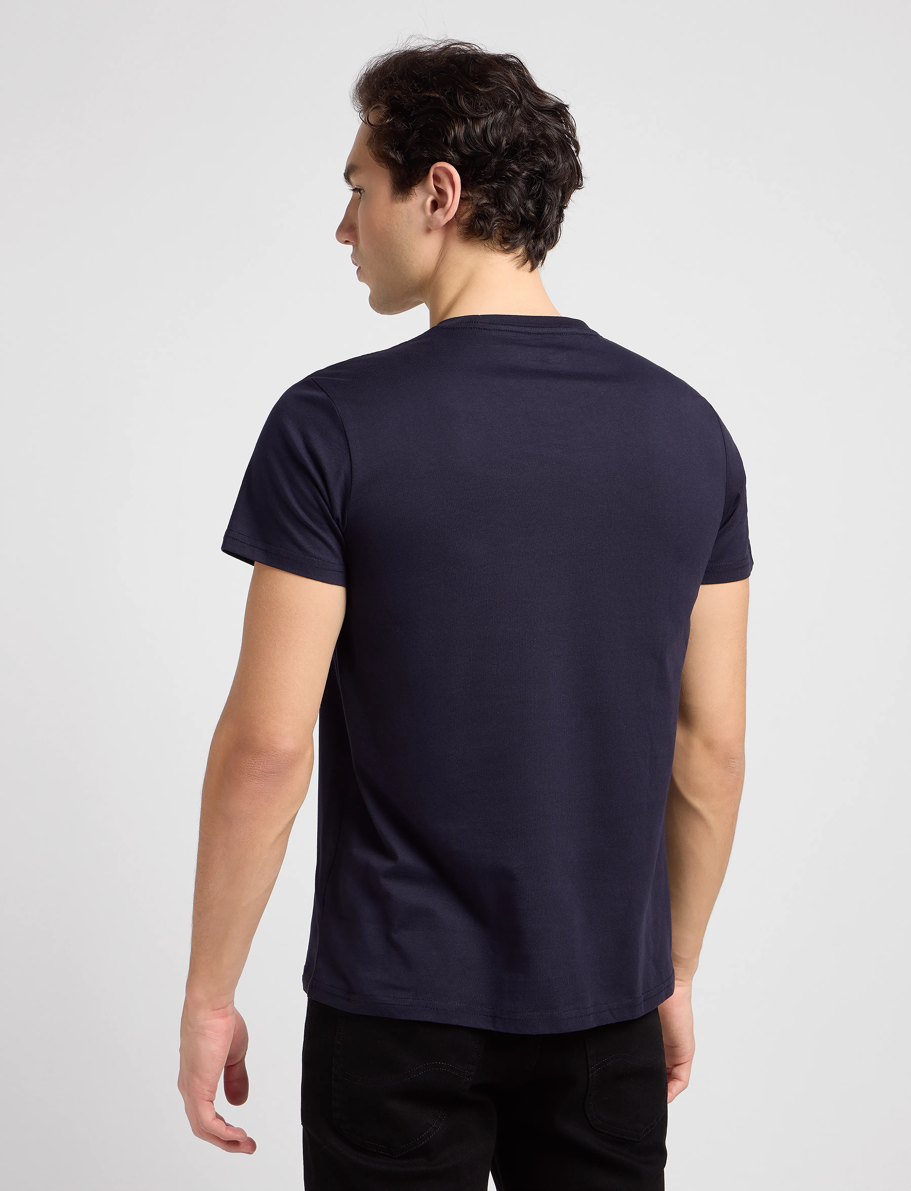 Lee Jeans Twin Pack Crew t-shirts - bas herr – bild 5