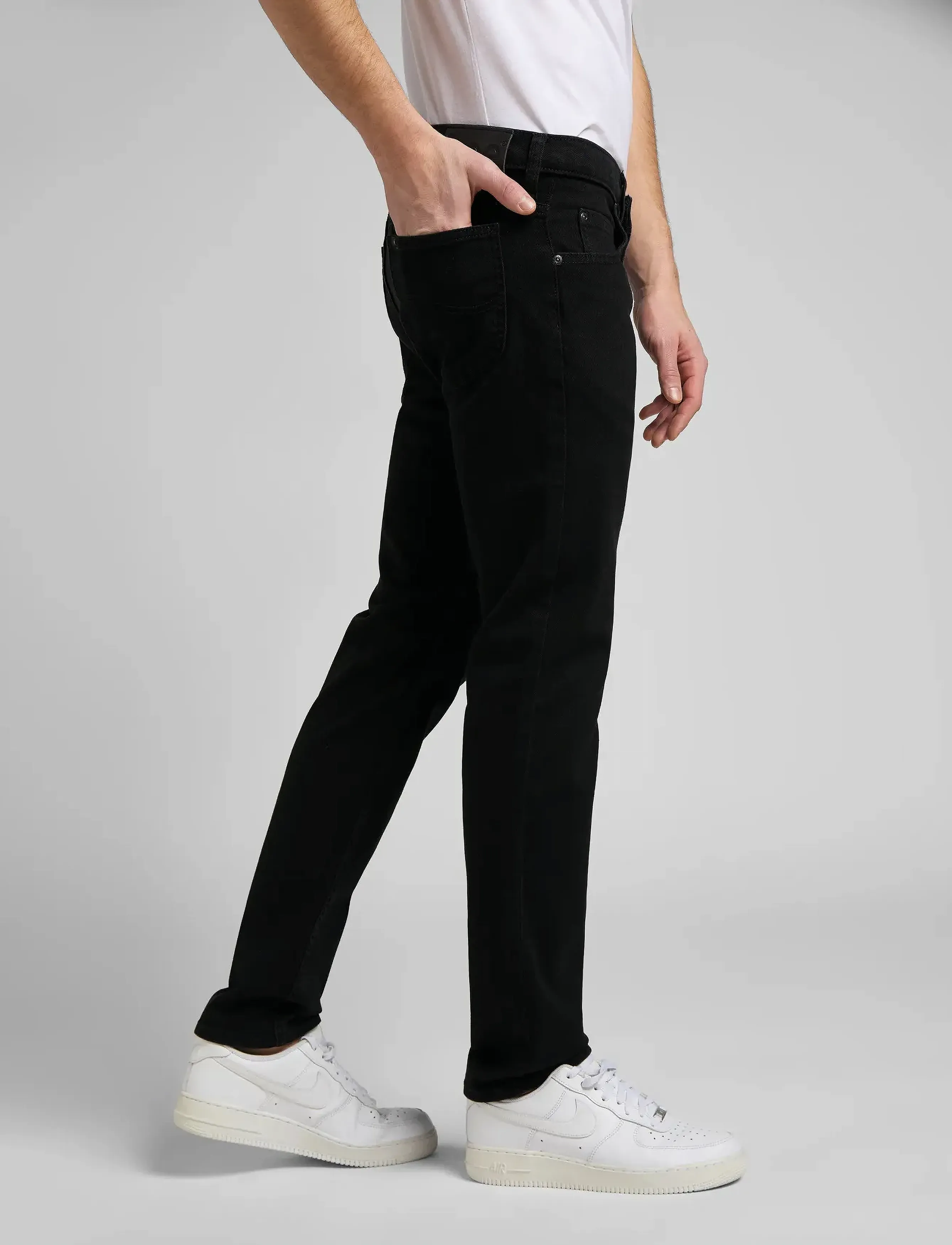 Lee Jeans - RIDER - housut & farkut - black rinse - 5