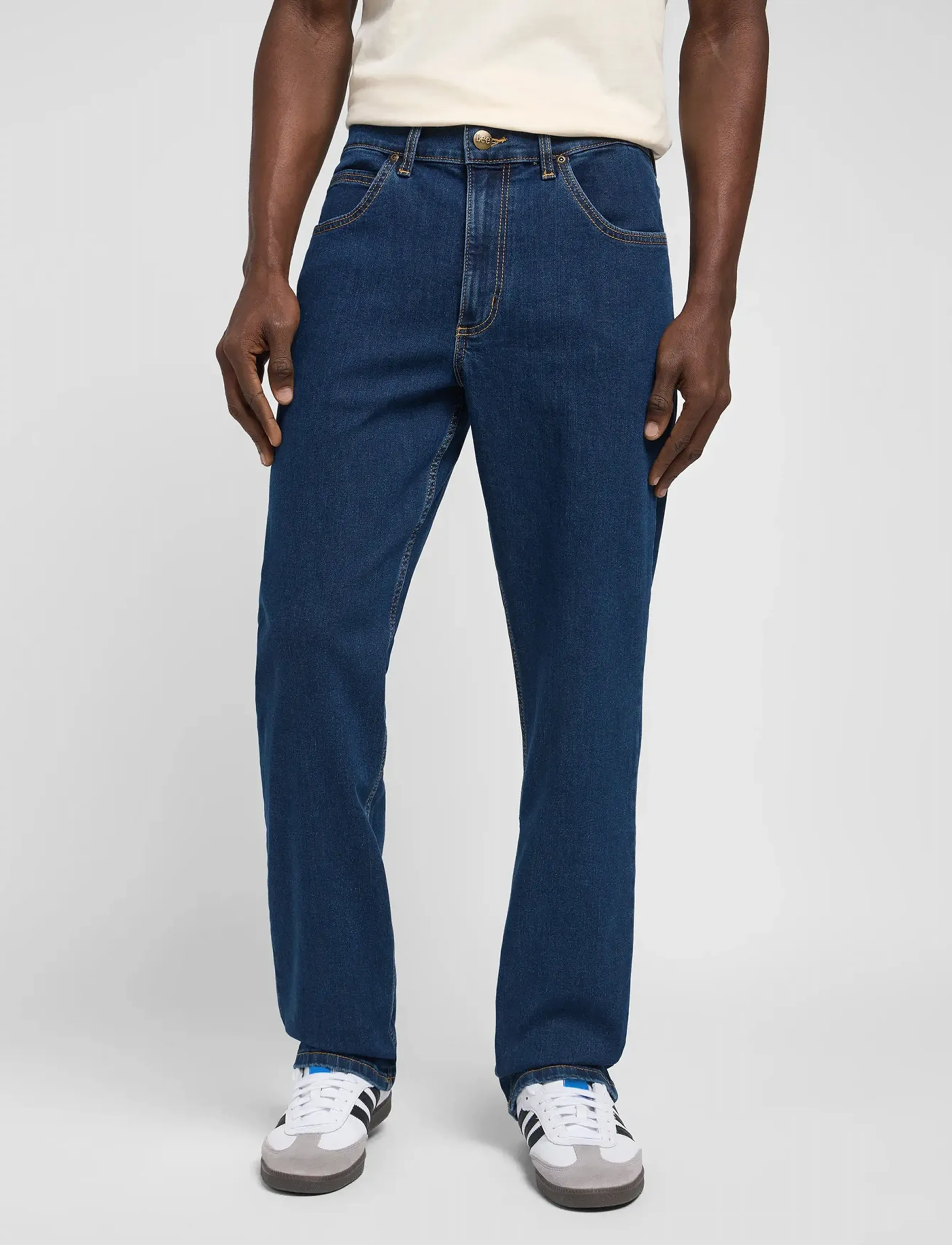Lee Jeans - Brooklyn - bukser & jeans - dark stonewash - 0