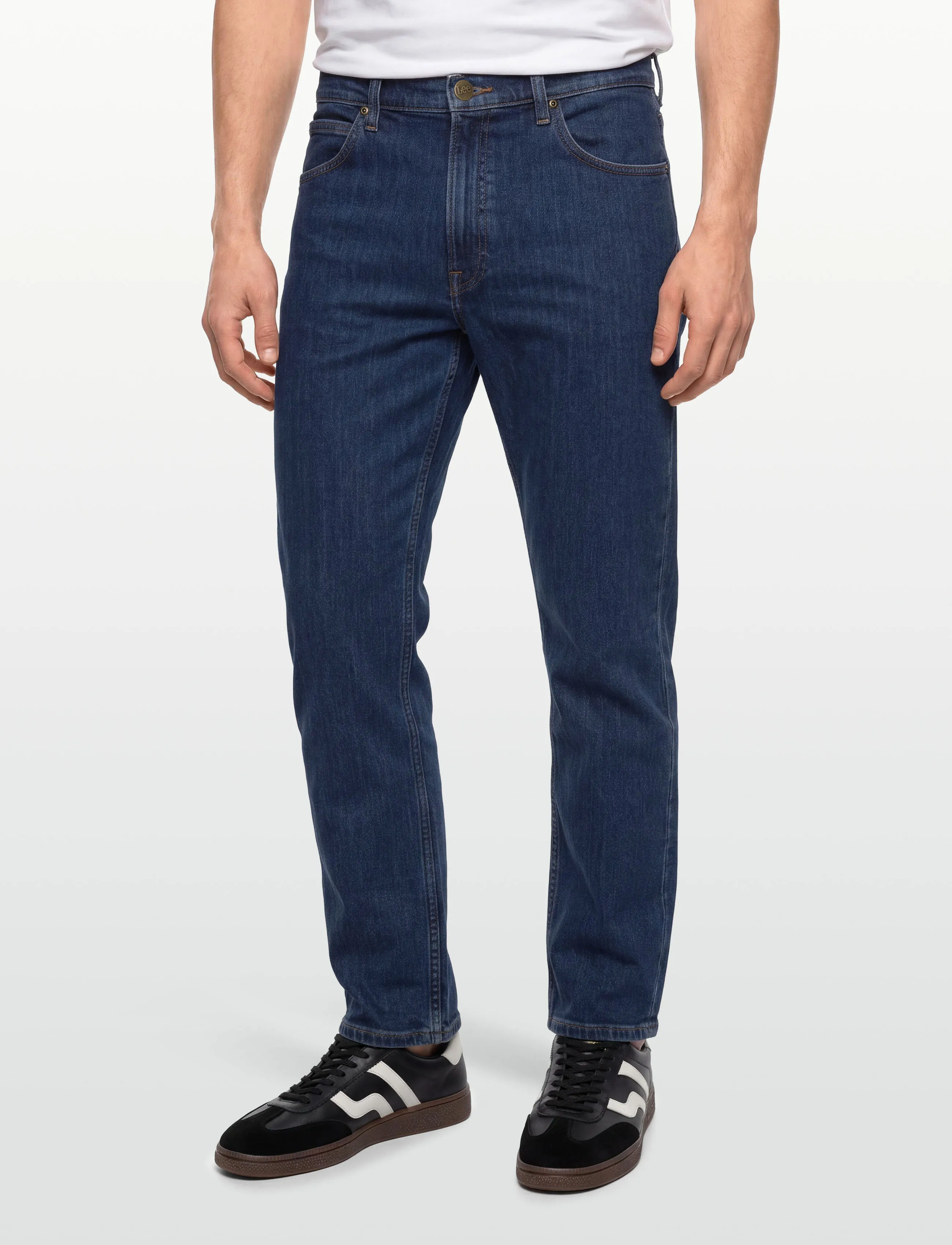 Lee Jeans - Brooklyn Straight - regular jeans - dark stonewash - 3
