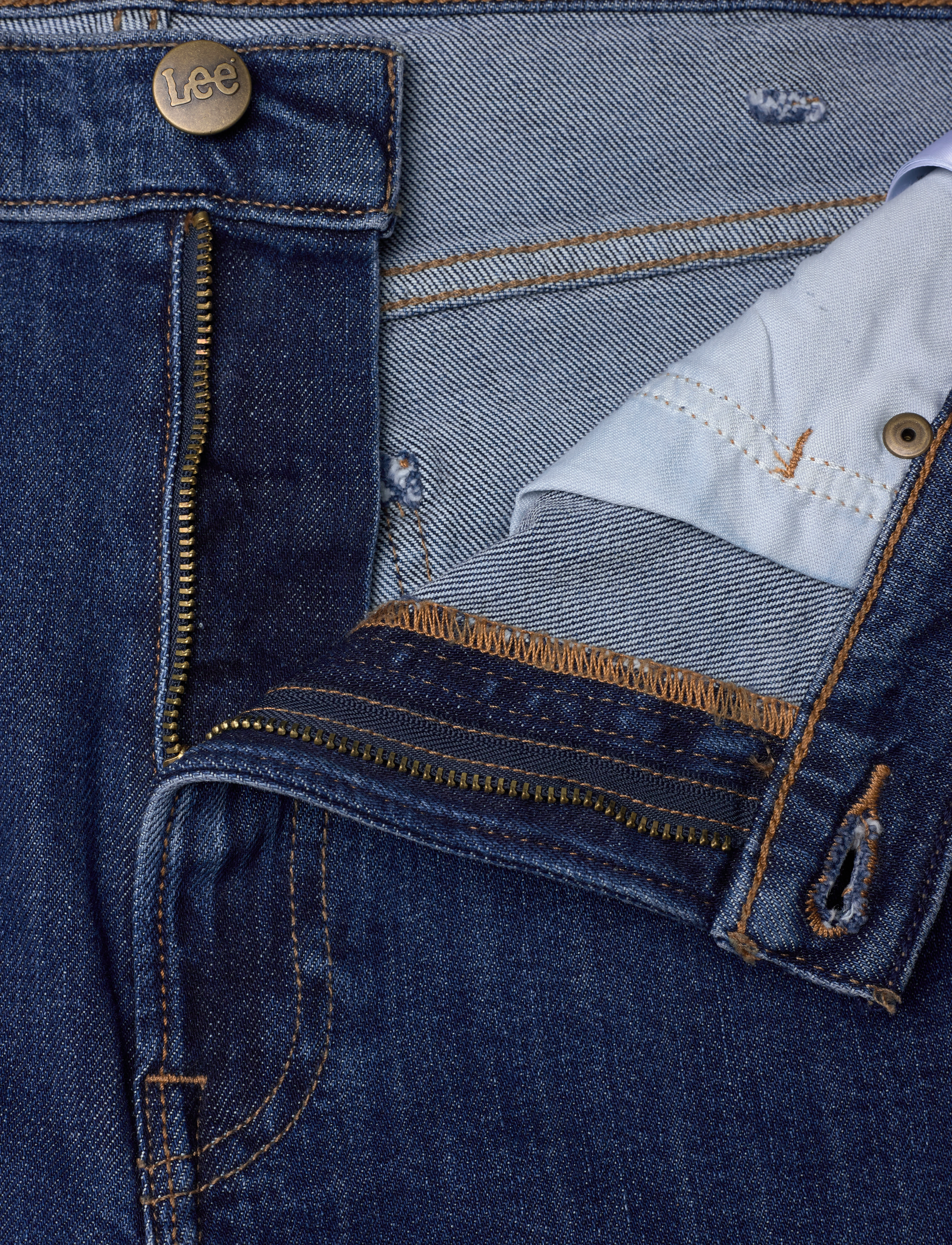 Lee Jeans - Brooklyn Straight - tavalised teksad - dark stonewash - 3