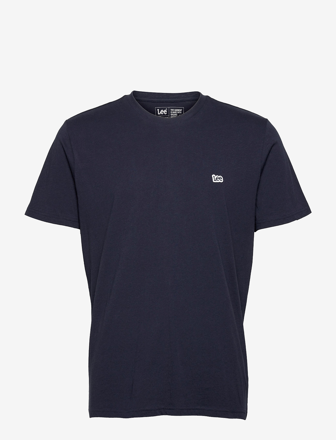 Lee Jeans - Ss Patch Logo Tee - höstkläder - navy - 0
