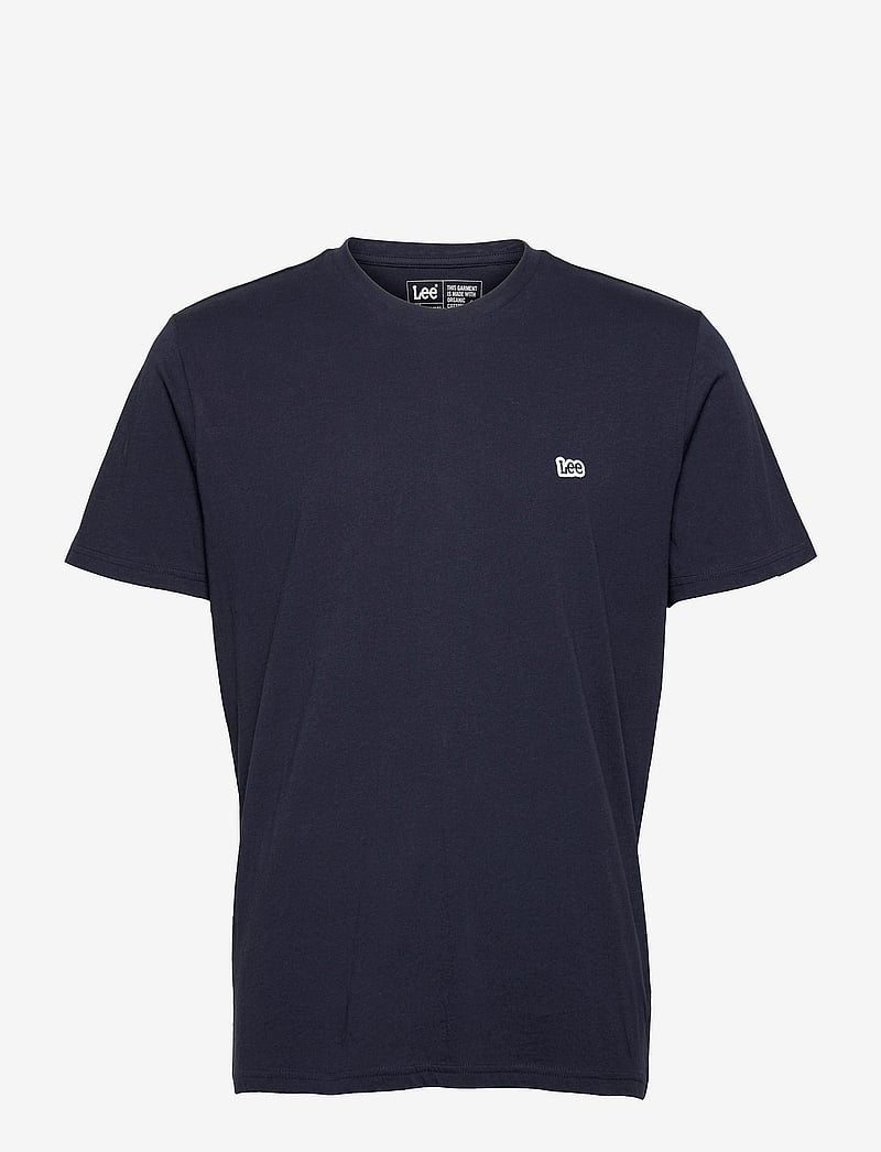 Lee Jeans - Ss Patch Logo Tee - kurzärmelig - navy - 0