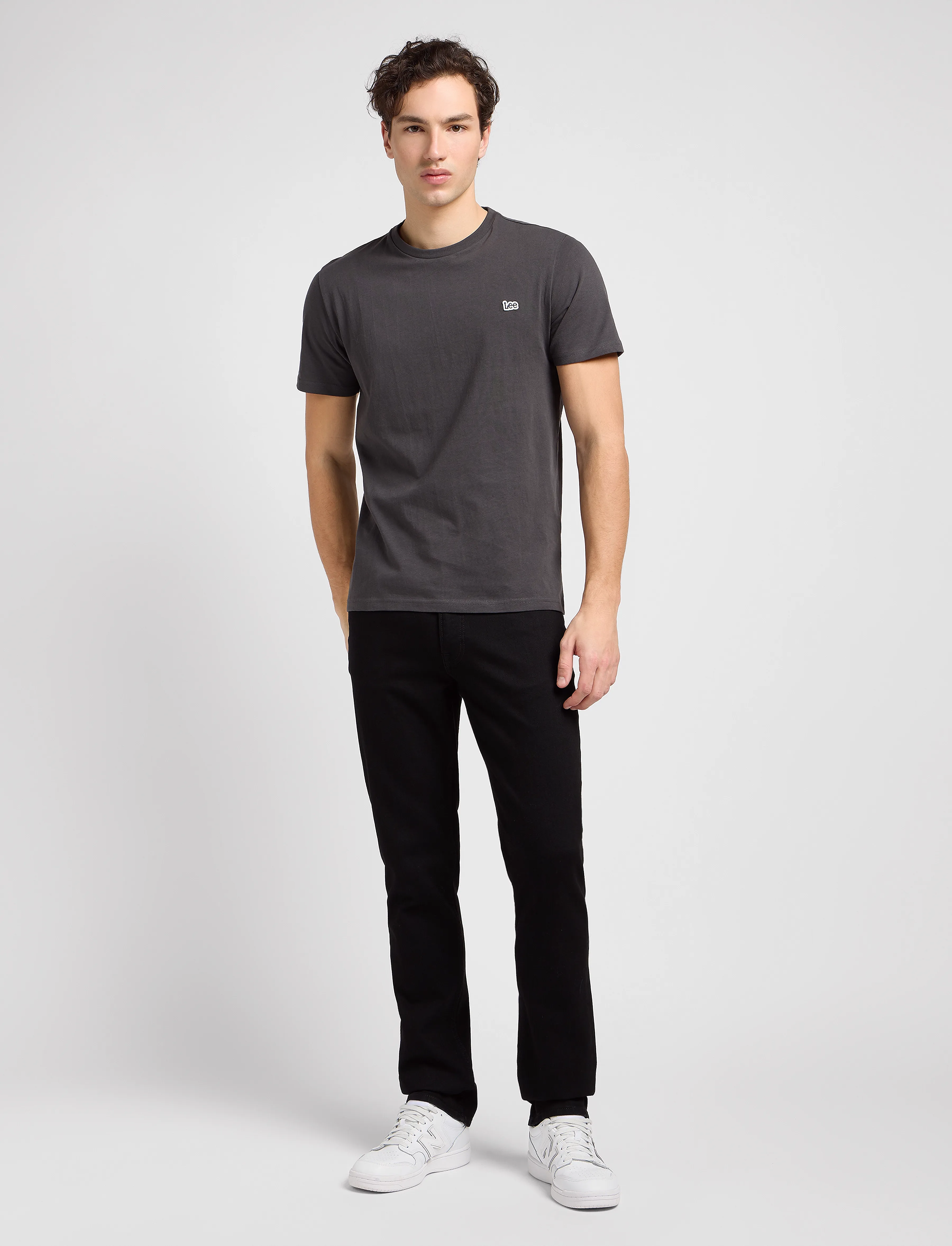 Lee Jeans - Ss Patch Logo Tee - die niedrigsten preise - washed black - 4