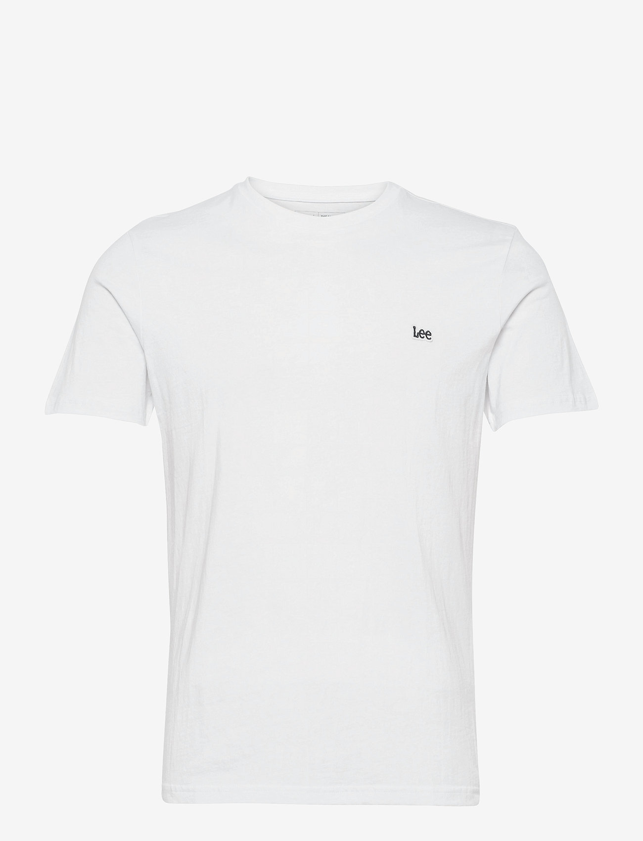 Lee Jeans - Ss Patch Logo Tee - kortärmade t-shirts - white - 0