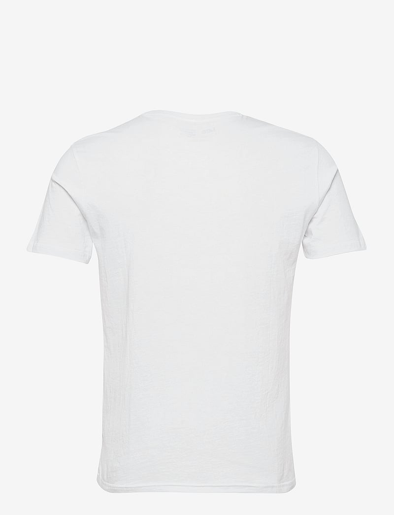 Lee Jeans - Ss Patch Logo Tee - kortärmade t-shirts - white - 1