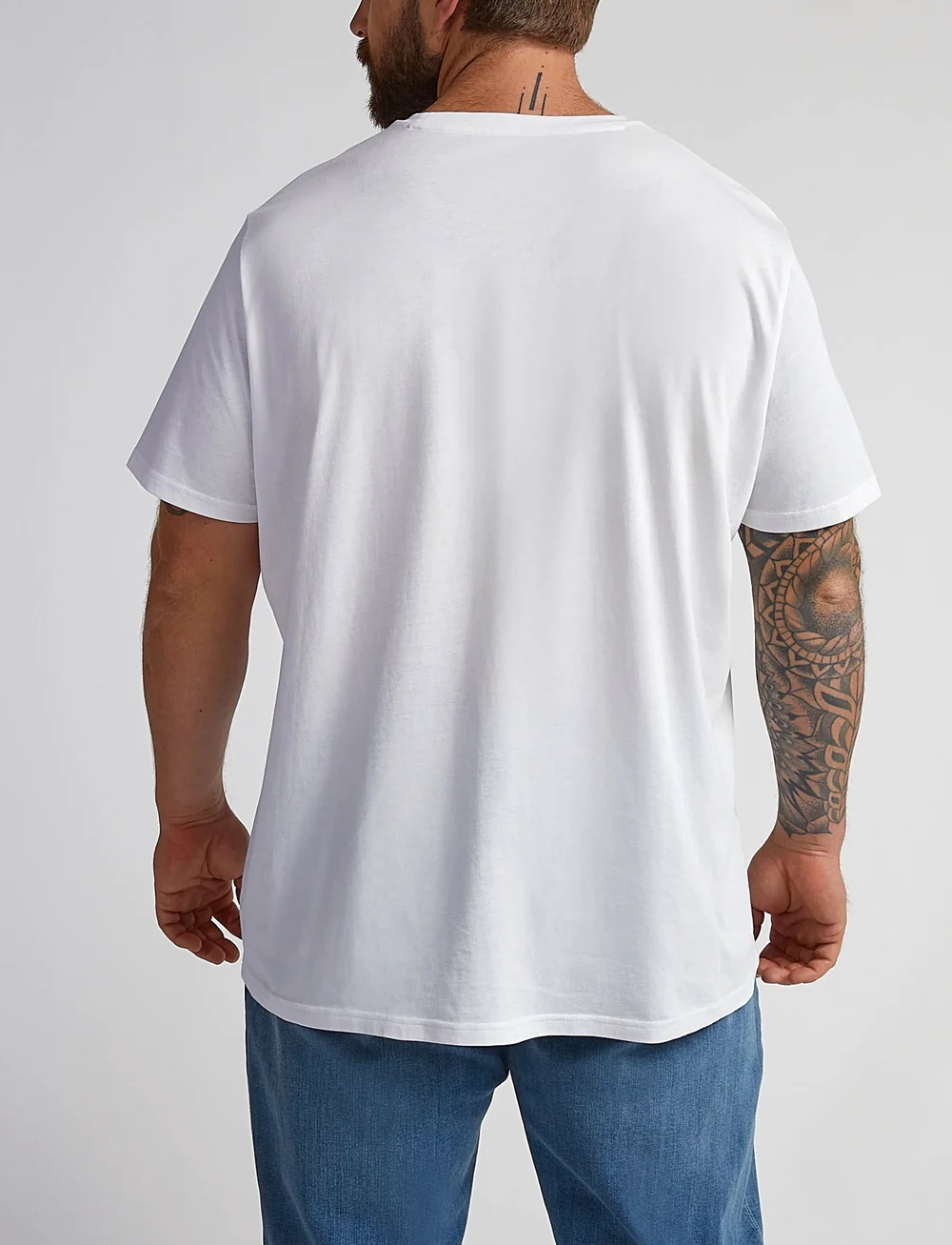Lee Jeans - Ss Patch Logo Tee - kortärmade t-shirts - white - 3