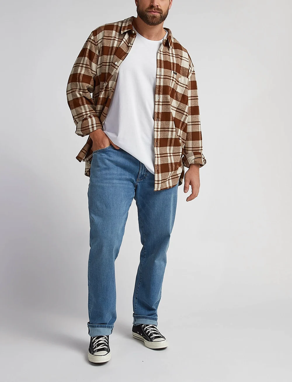 Lee Jeans - Ss Patch Logo Tee - kortärmade t-shirts - white - 4